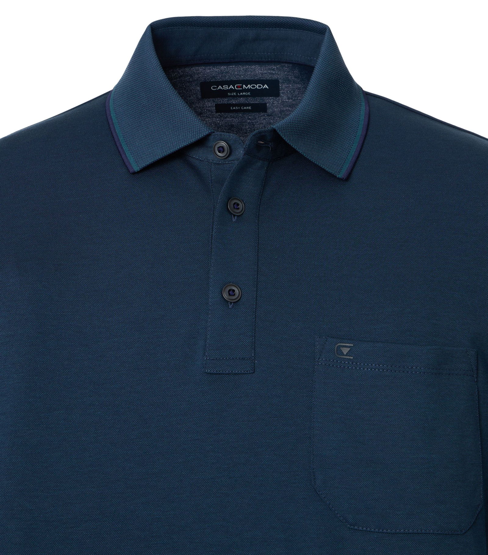 Casa Moda |  Casa Moda Poloshirt  | XXL | aqua bis petrol