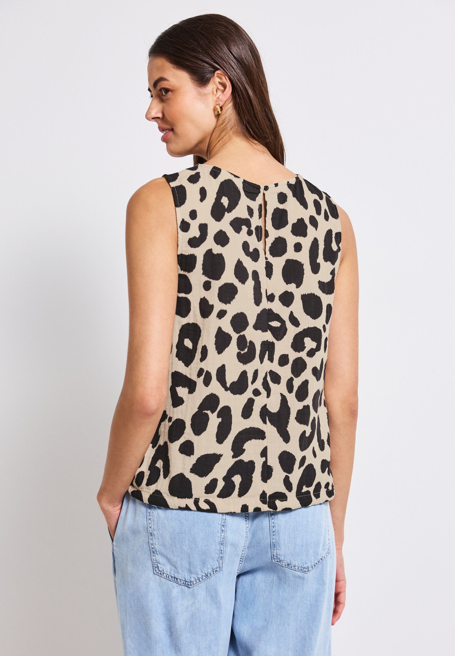  |  EOS_Muslin Blouse Top_AOP, coastal beige | 42 | 4565_26620