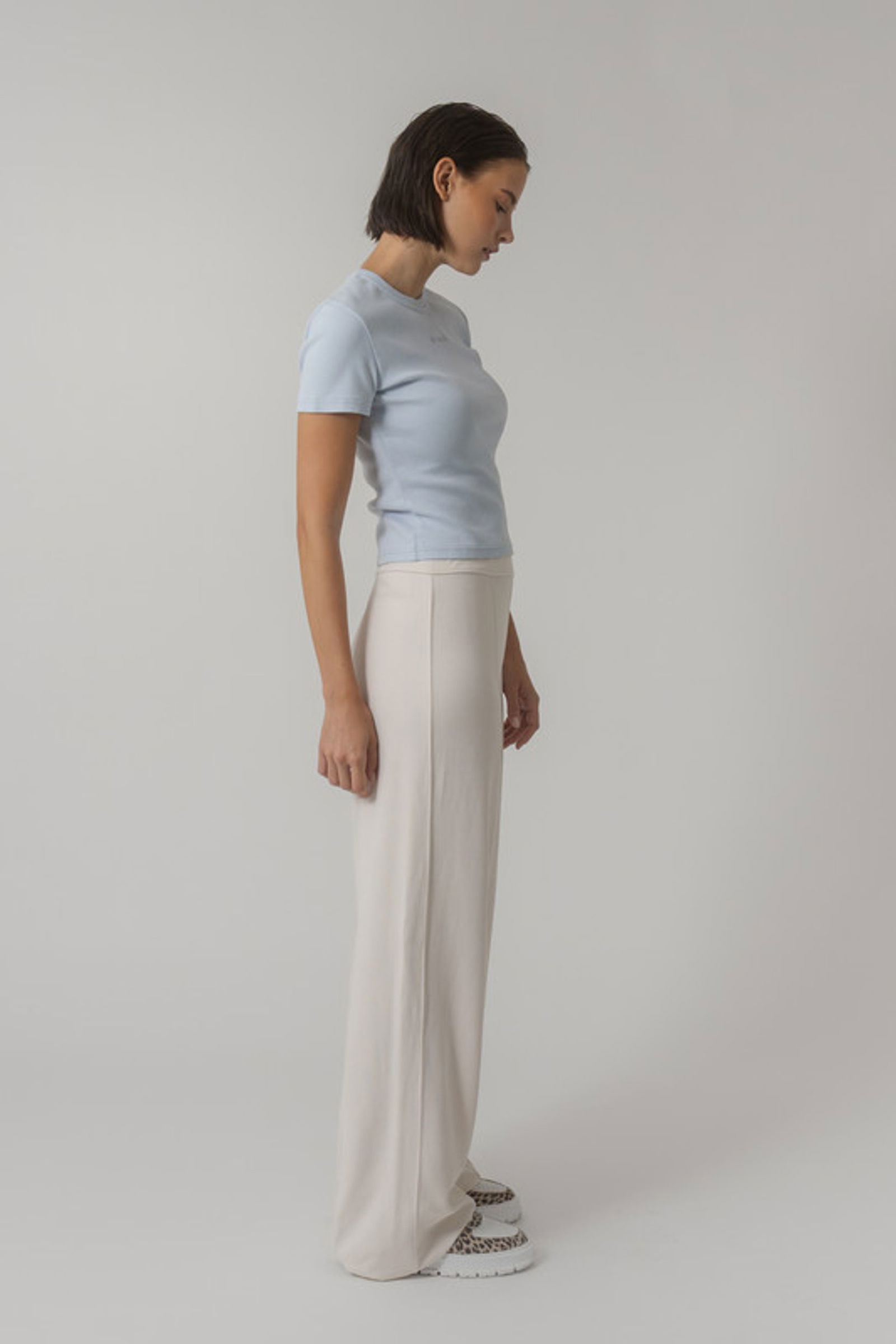 61fde784e2a7ff12bbc63a204ef20b3a Oh April |  Oh April Ivy Rib T-Shirt Ice Blue | XS | ice blue