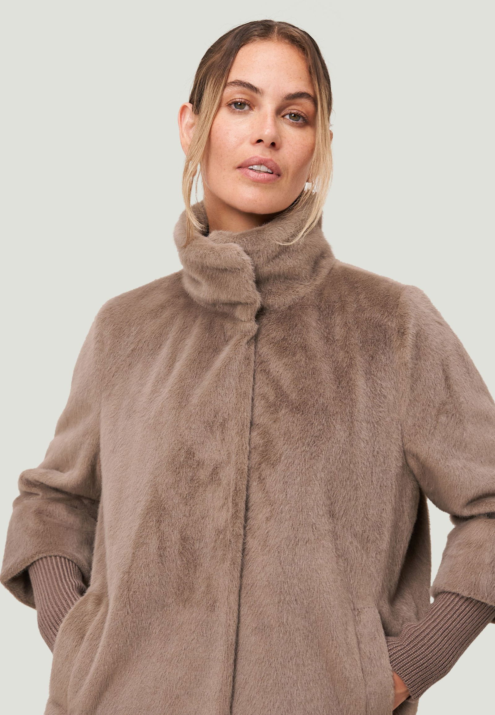 Zero | Zero Klassischer Mantel | 36 | desert taupe