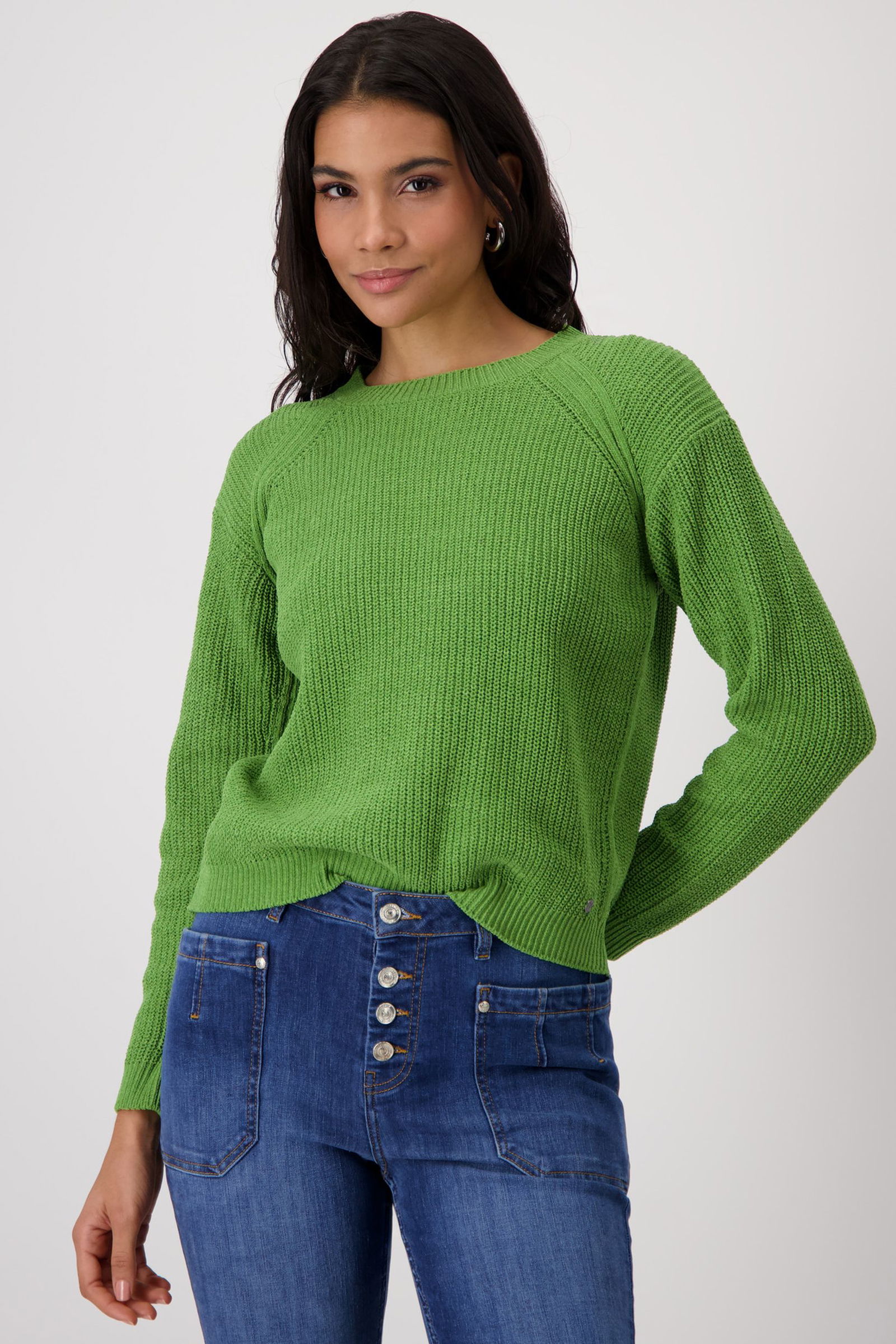 7e74432bf4d4d33f6d5eddeda7571877 Monari |  Monari Pullover  | 42 | frozen green