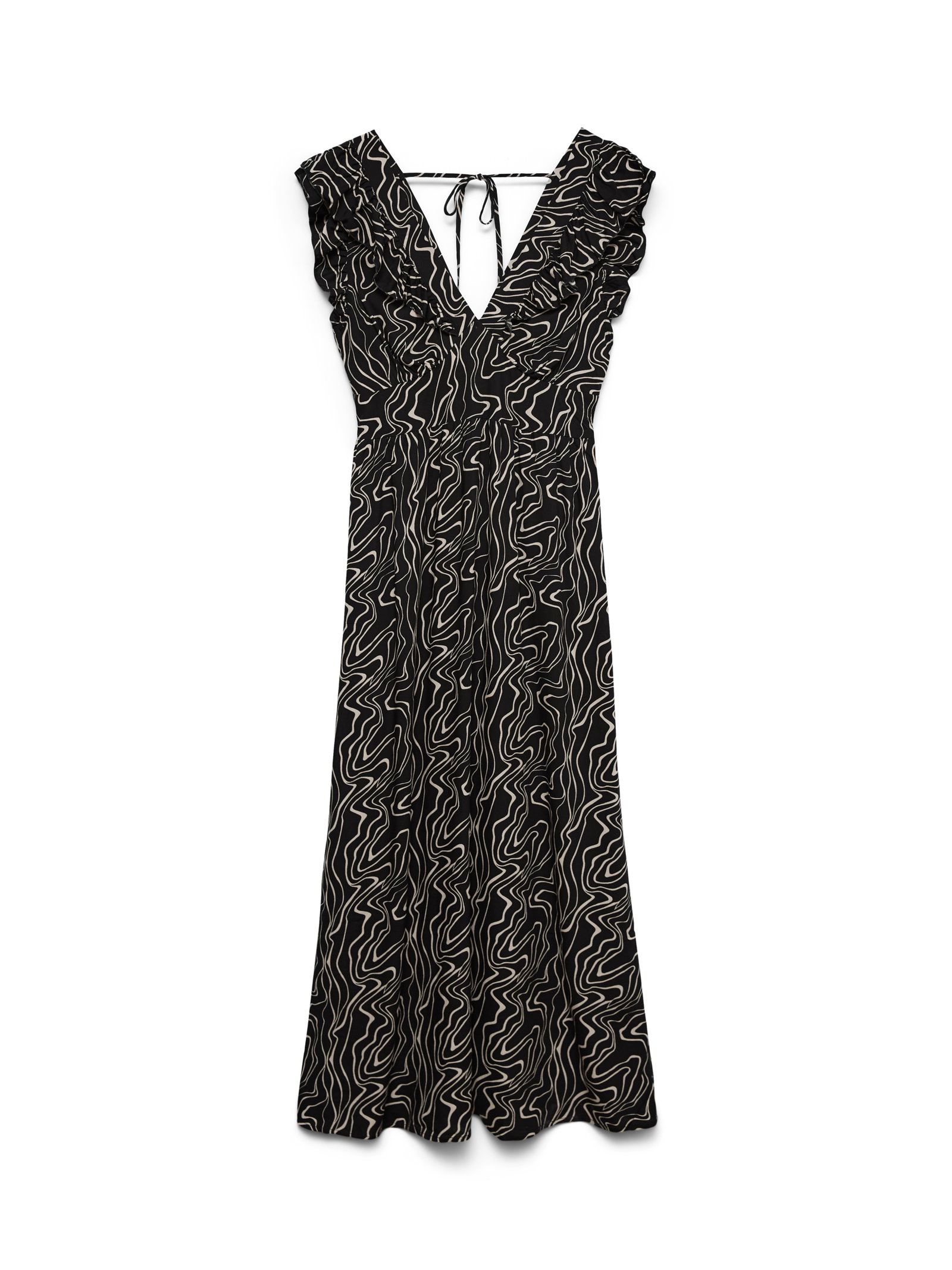 VMEASY JOY S/L DETAIL ANKLE DRESS W, Black/Dana #1