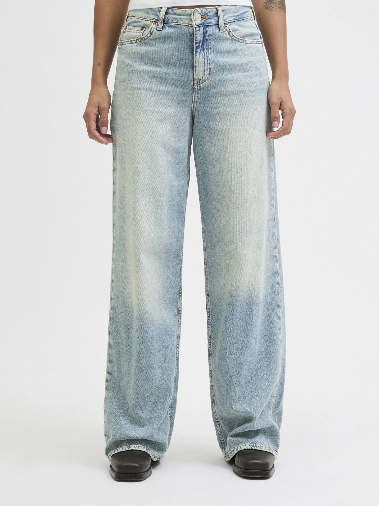 JXTOKYO WIDE HW JEANS R6167 DNM NOO, Light Blue Denim #5