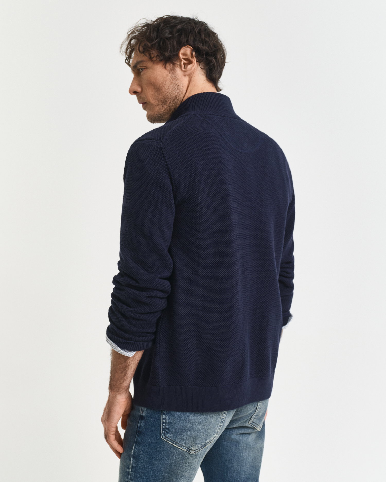 Gant Strickjacke aus Baumwoll-Piqué #3