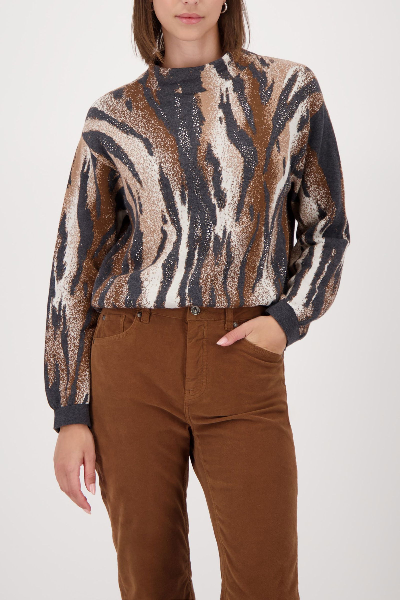 9bedbfbb2f2e96b5e8cc1492efab3aa4 | Pullover, anthra gemustert | 40