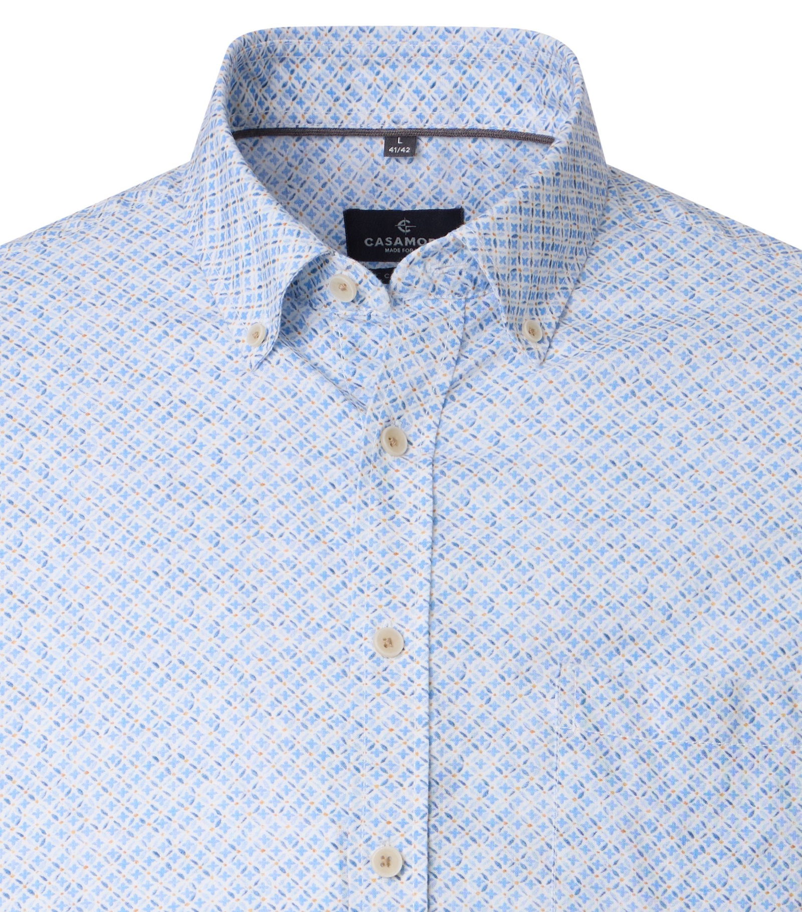 Casa Moda |  Casa Moda Hemd Regular Fit  | L | blau