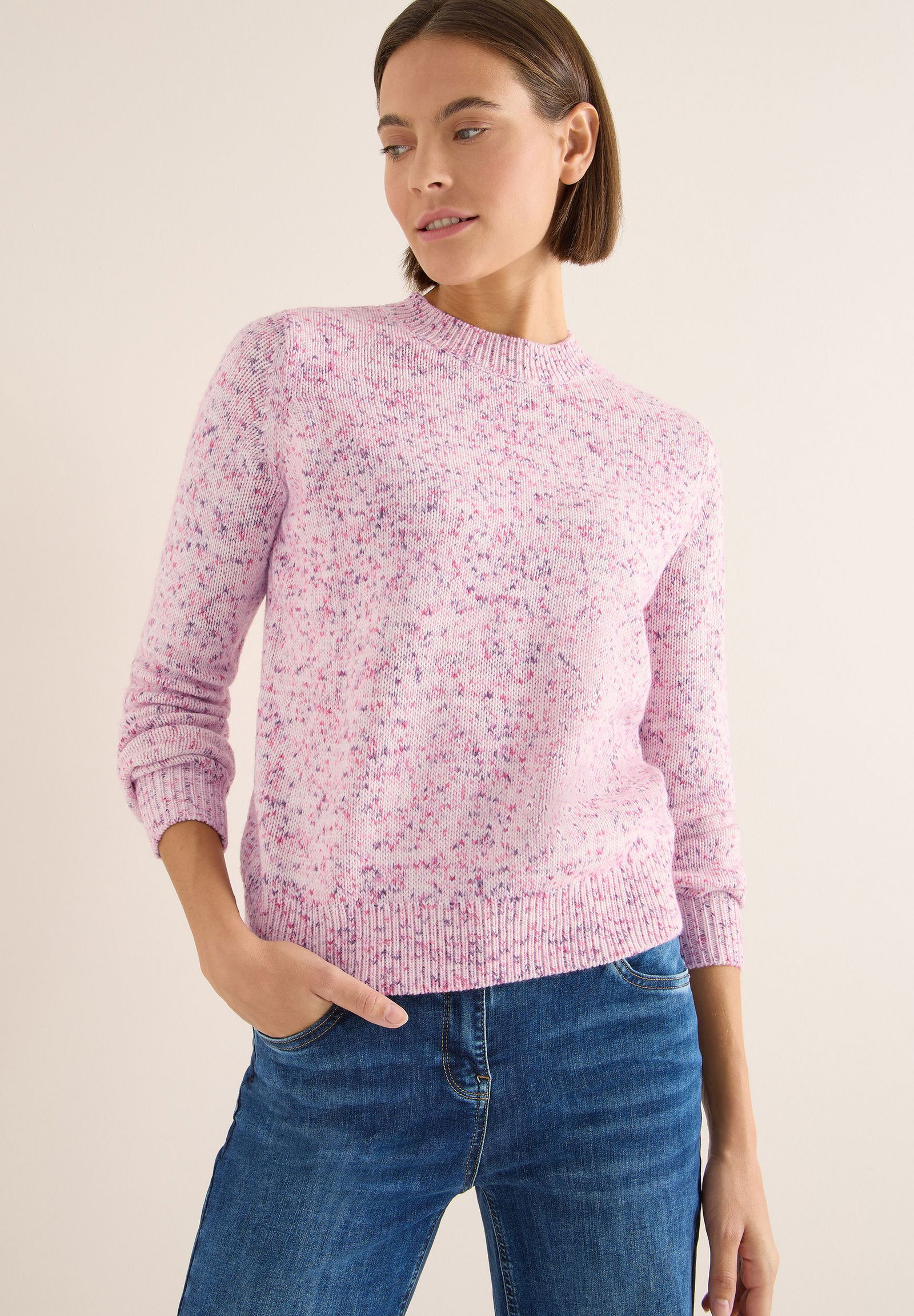  | Space dye pullover, dark blossom melange | L | 11231_16965