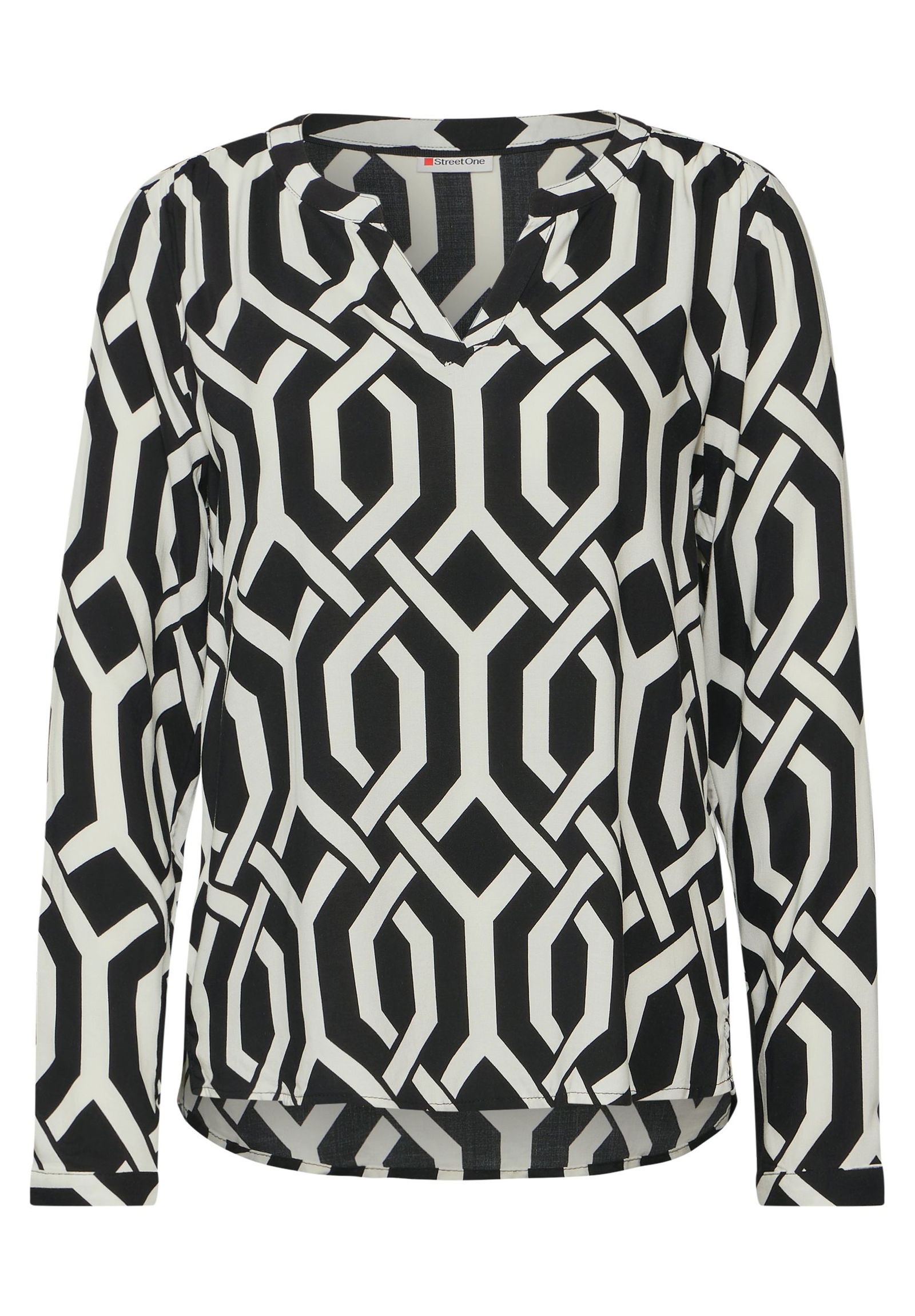 f43f381918b9c71e989edf13de936721 Street One |  Street One Druckbluse  | 38 | black