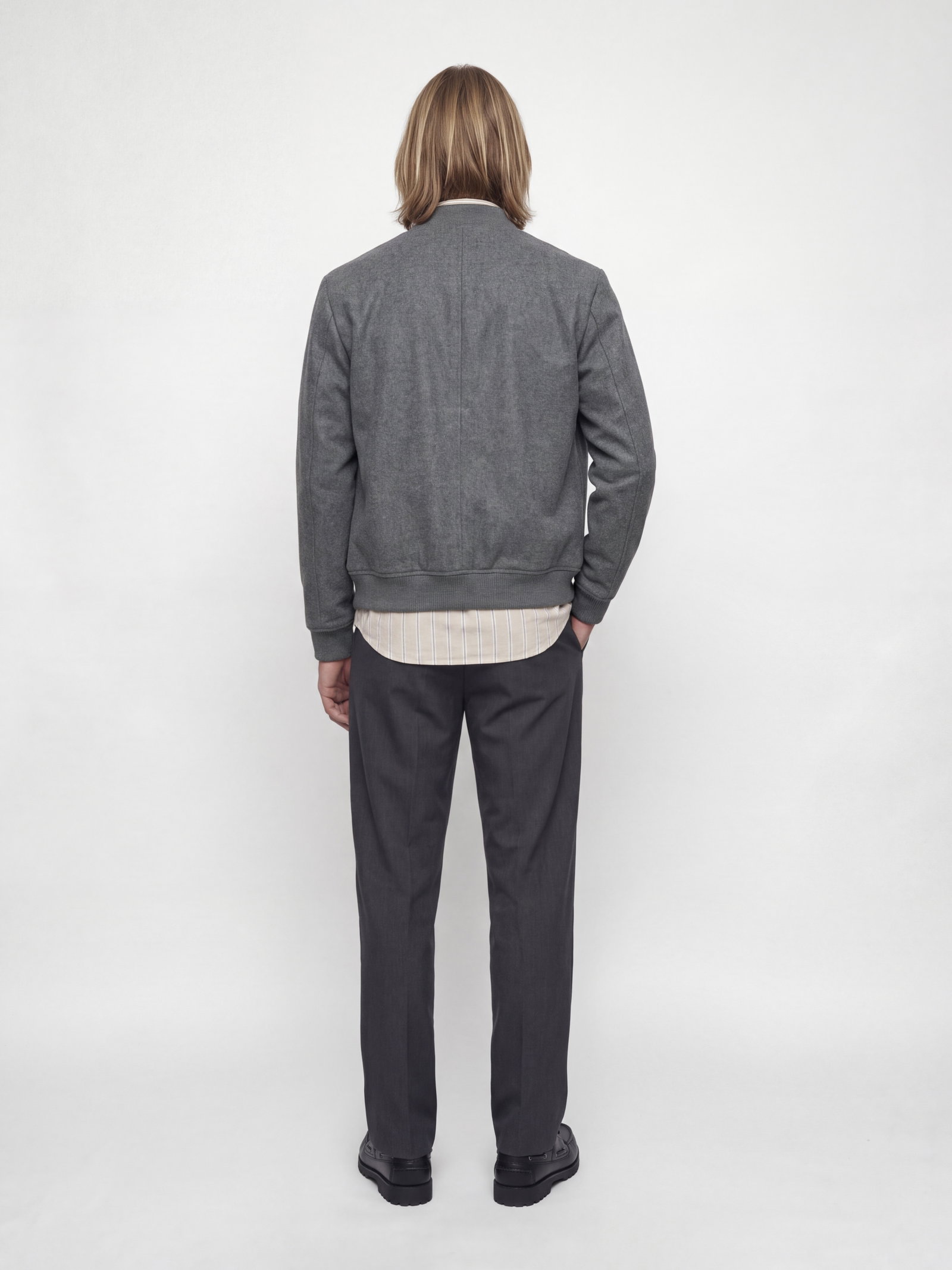 JJEJAMES BOMBER SN, Dark Grey #4