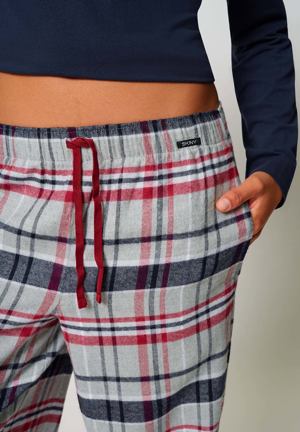 SKINY Damen Hose lg. Night In Skiny Flanell #5