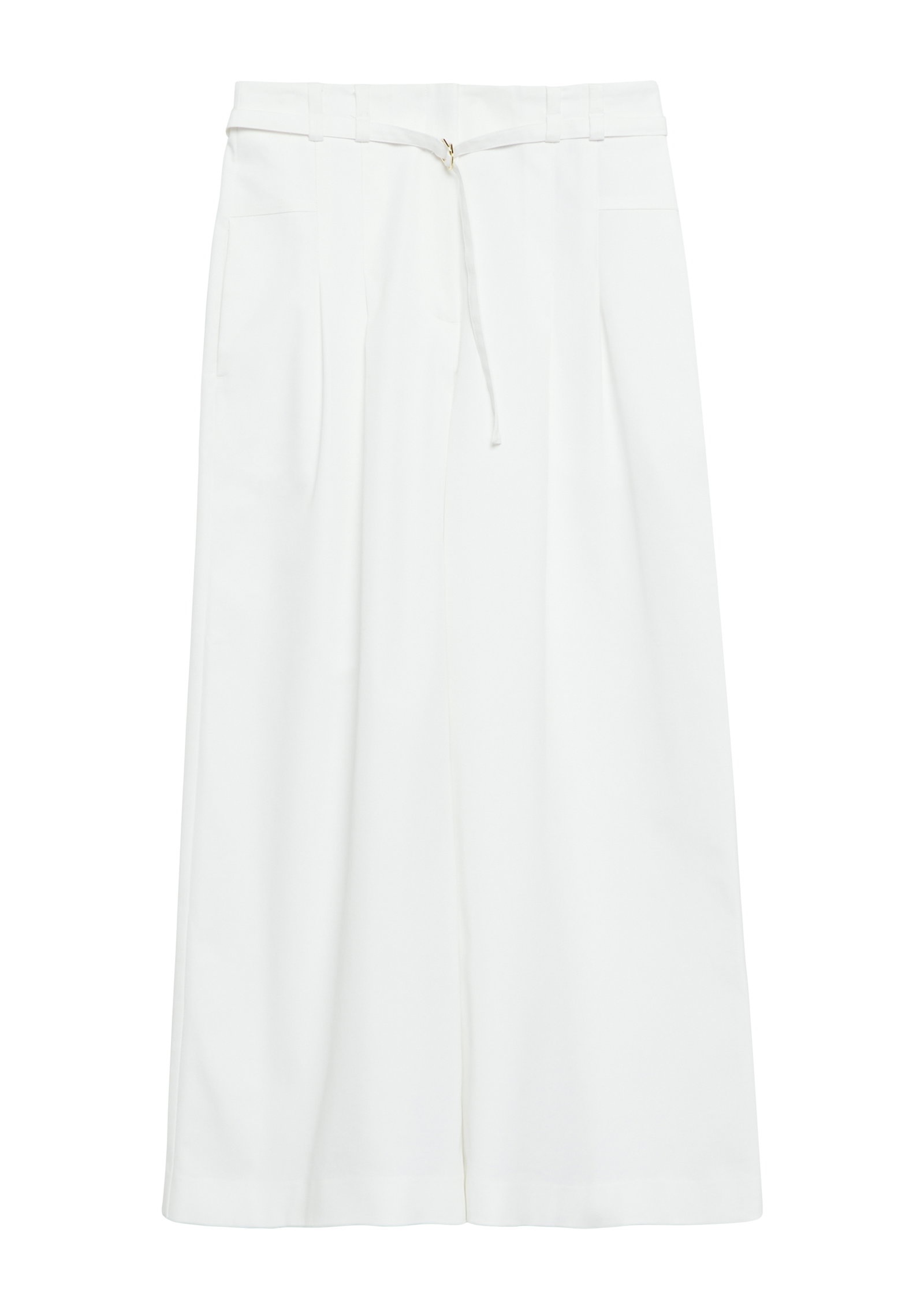 Comma Wide-Leg-Hose mit Bundfalten #1