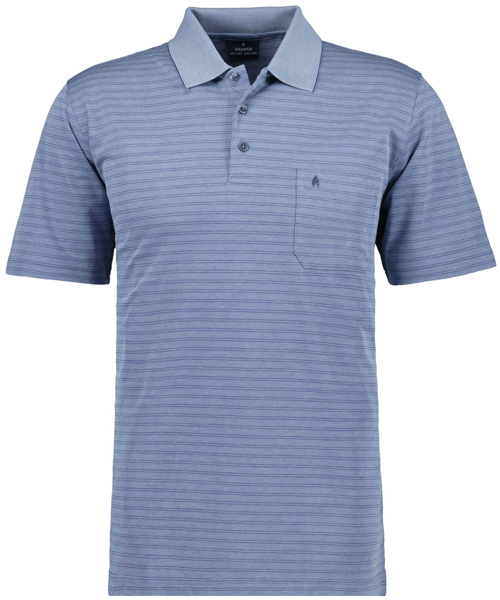 RAGMAN |  RAGMAN Poloshirt  | XXL | türkisblau