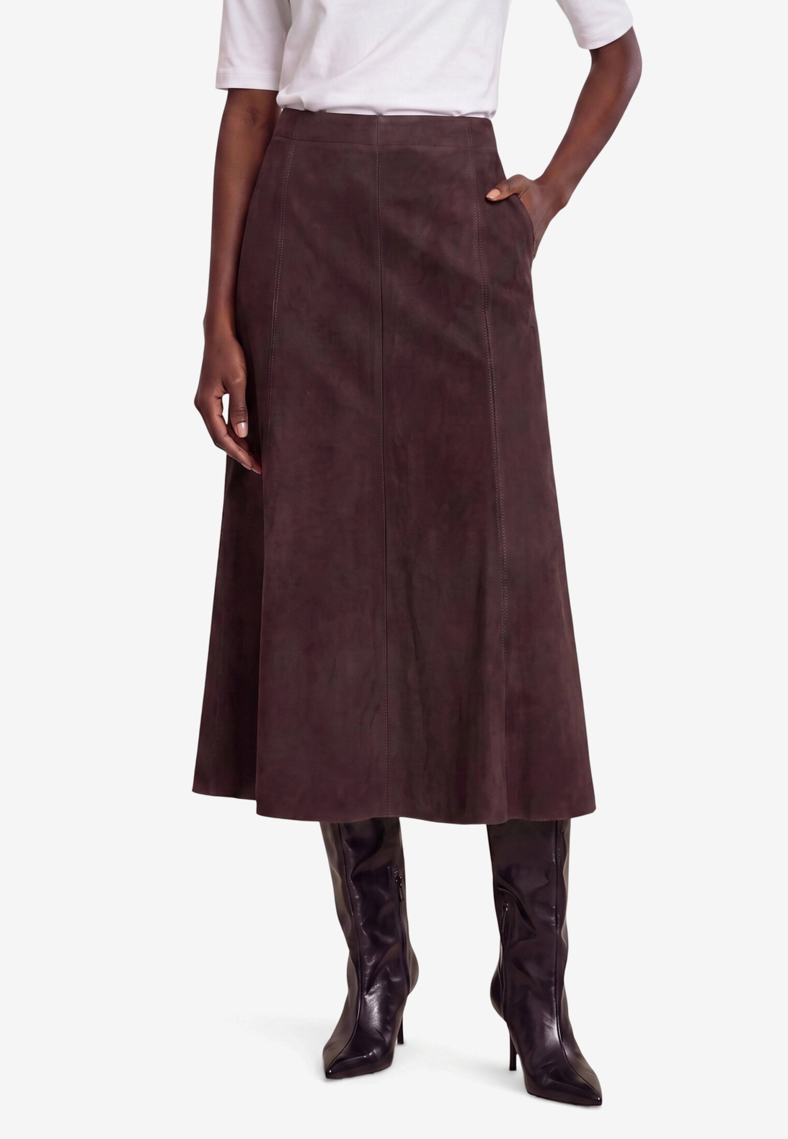 Rock Mittellang Casual, Chocolate Plum #2