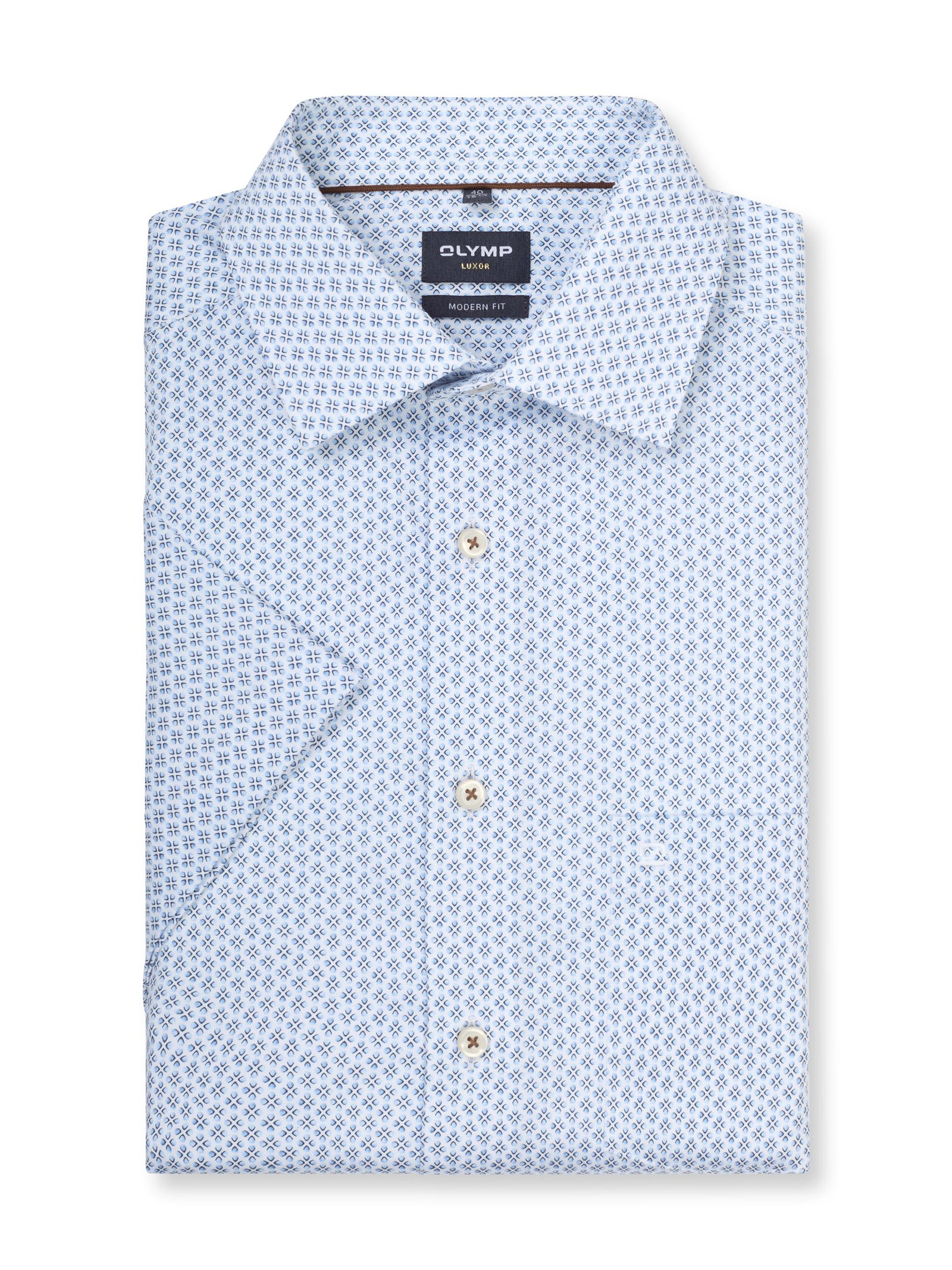 |  122912-Hemden, bleu | 43 | bleu