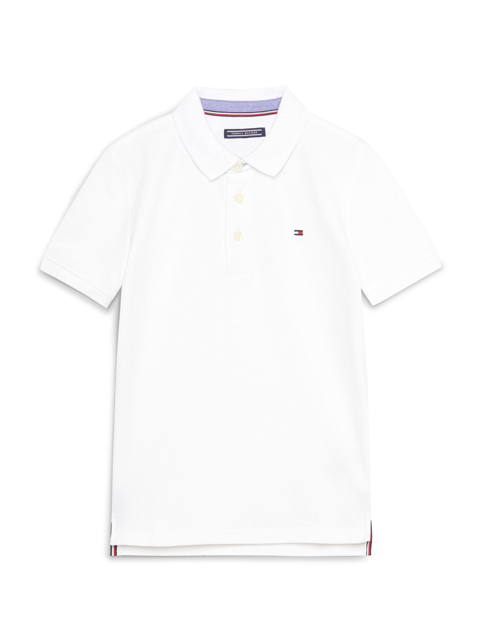 Tommy Hilfiger |  BOYS TOMMY POLO S/S, WHITE | 152 | WHITE
