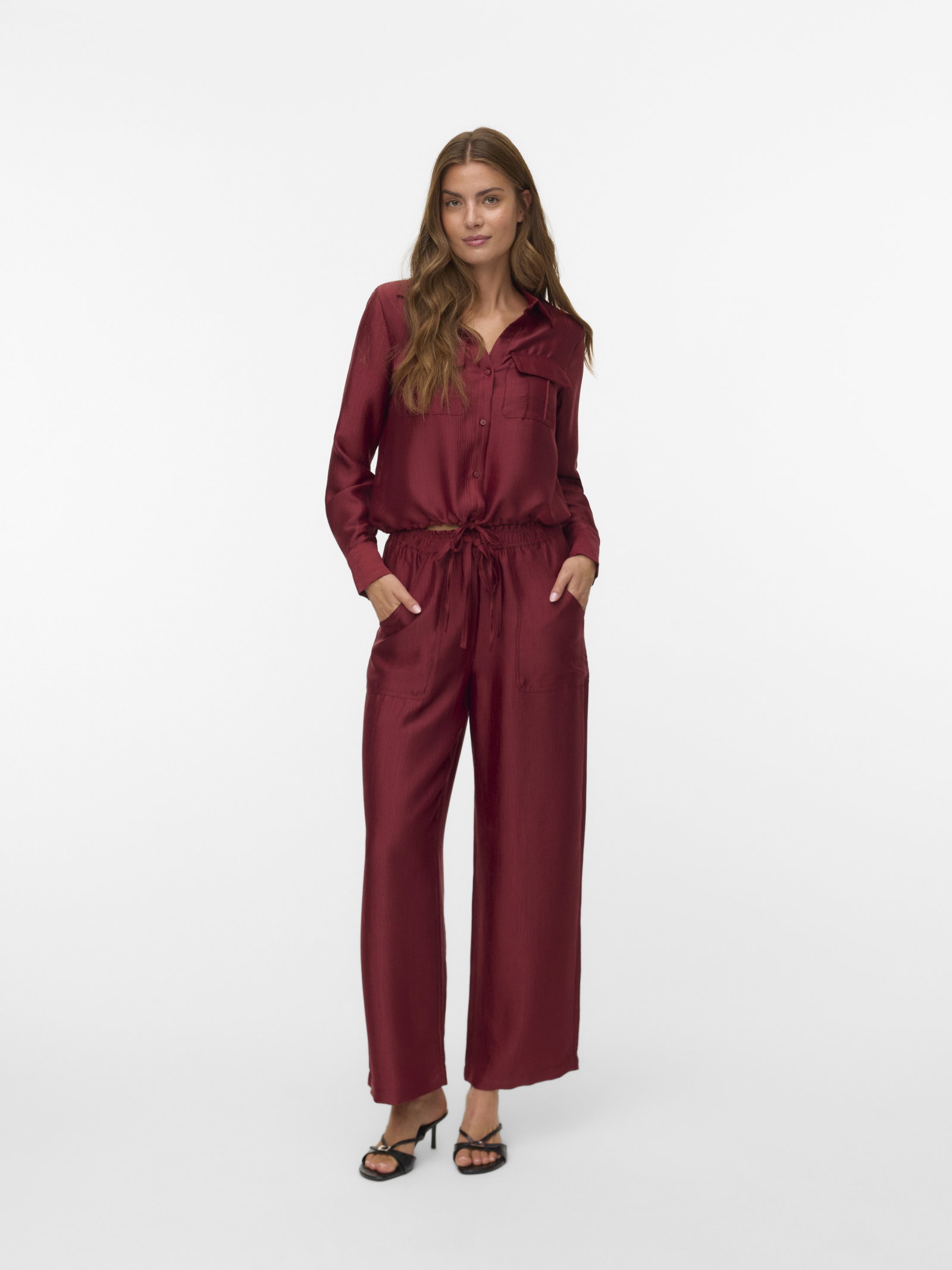 VMTOMA HW STRAIGHT PANTS WVN, Syrah #6