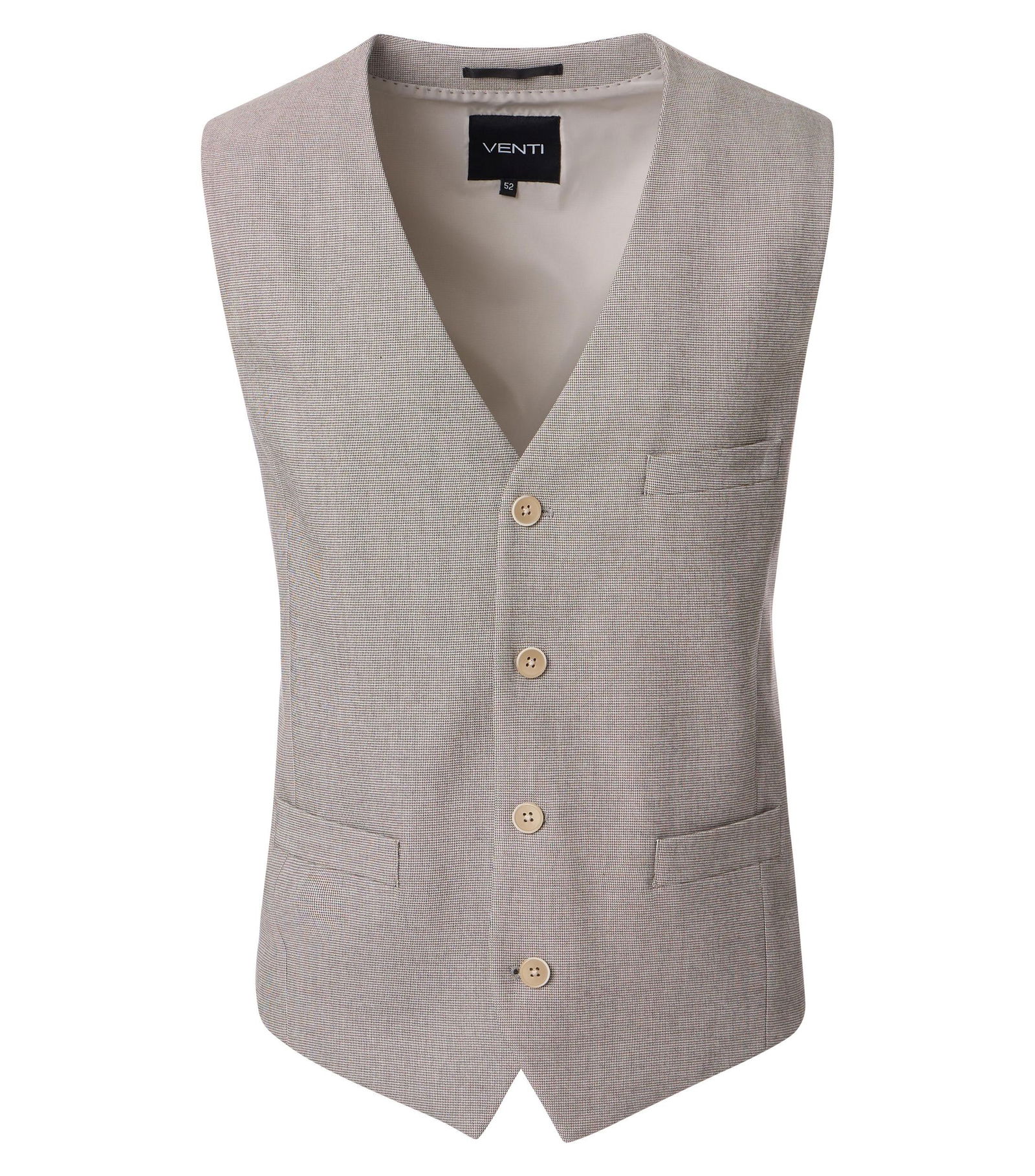 VENTI |  VENTI Weste  | 48 | braun