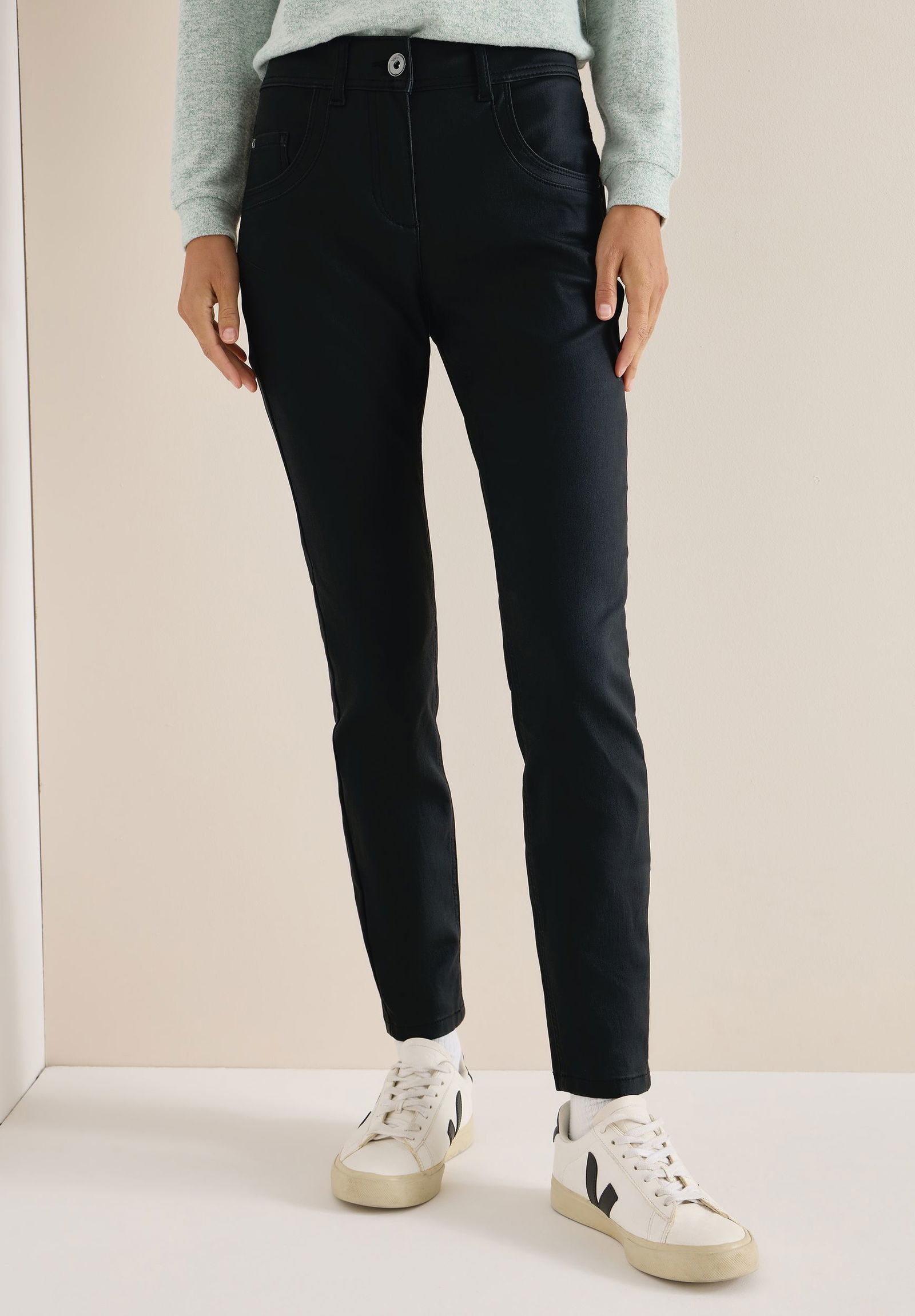 CECIL | CECIL Schmale Hose | 29/30 | black