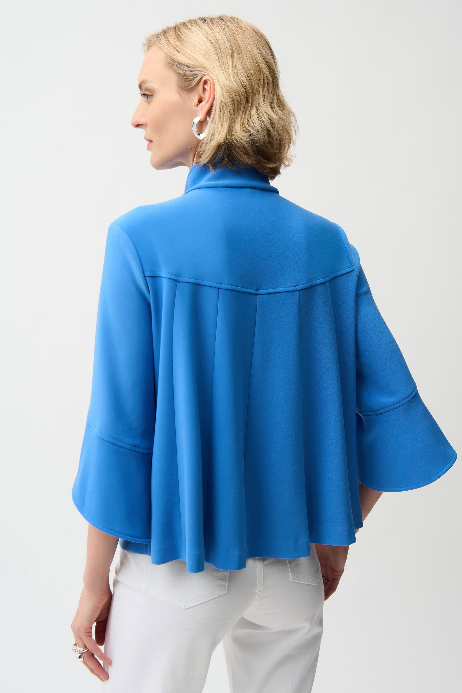 Joseph Ribkoff  Trapezjacke mit Stehkragen und Tulpenärmeln #2