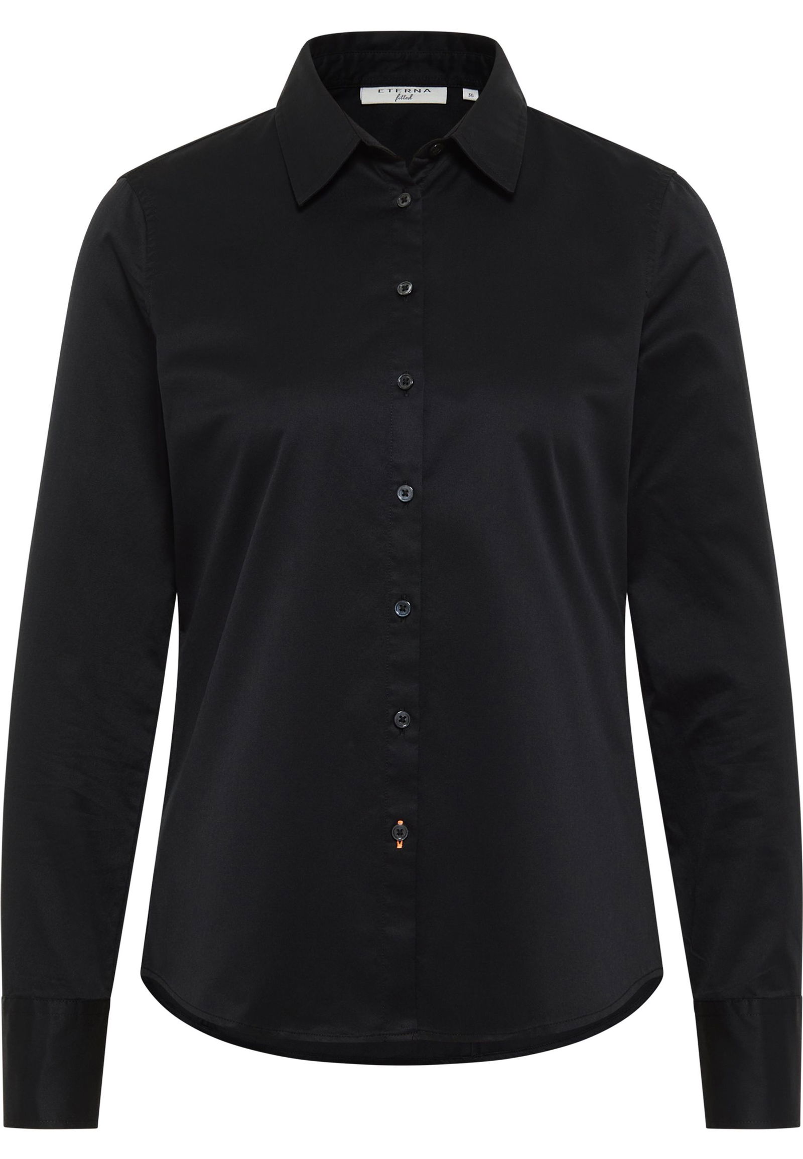 Soft Luxury Shirt Bluse Twill Langarm