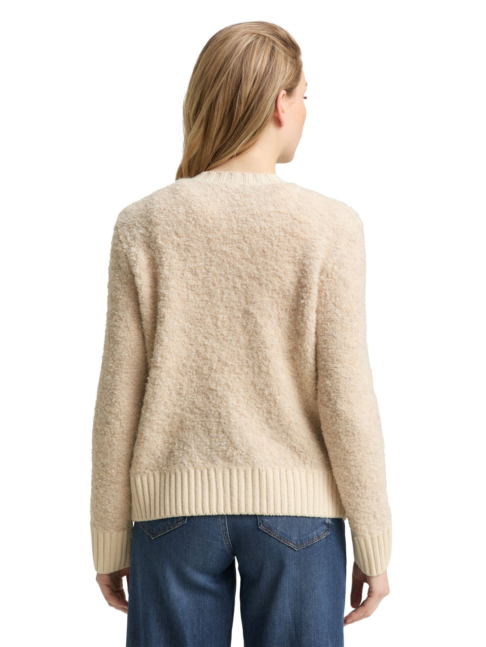 Tom Tailor | Tom Tailor Strickjacke | Cardigan | S | sand stone beige melange