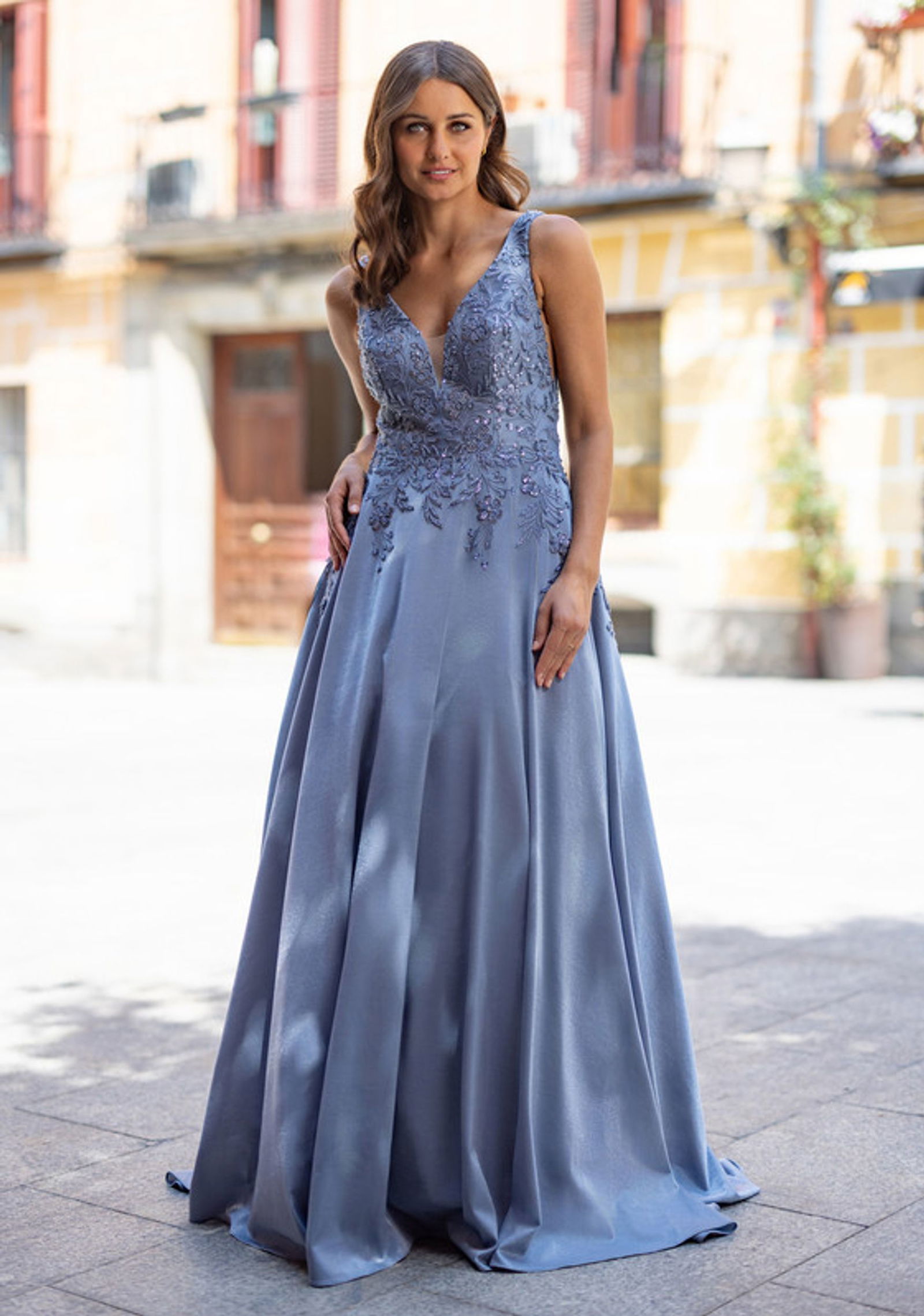 Christian Koehlert |  Christian Koehlert Langes Kleid  | 46 | Shining Ashley Blue