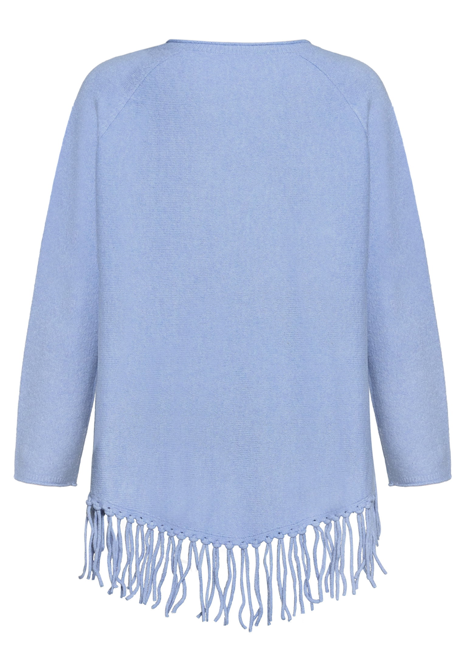 Strickpullover Lang 1/1 Arm, Light Blue Melange #2