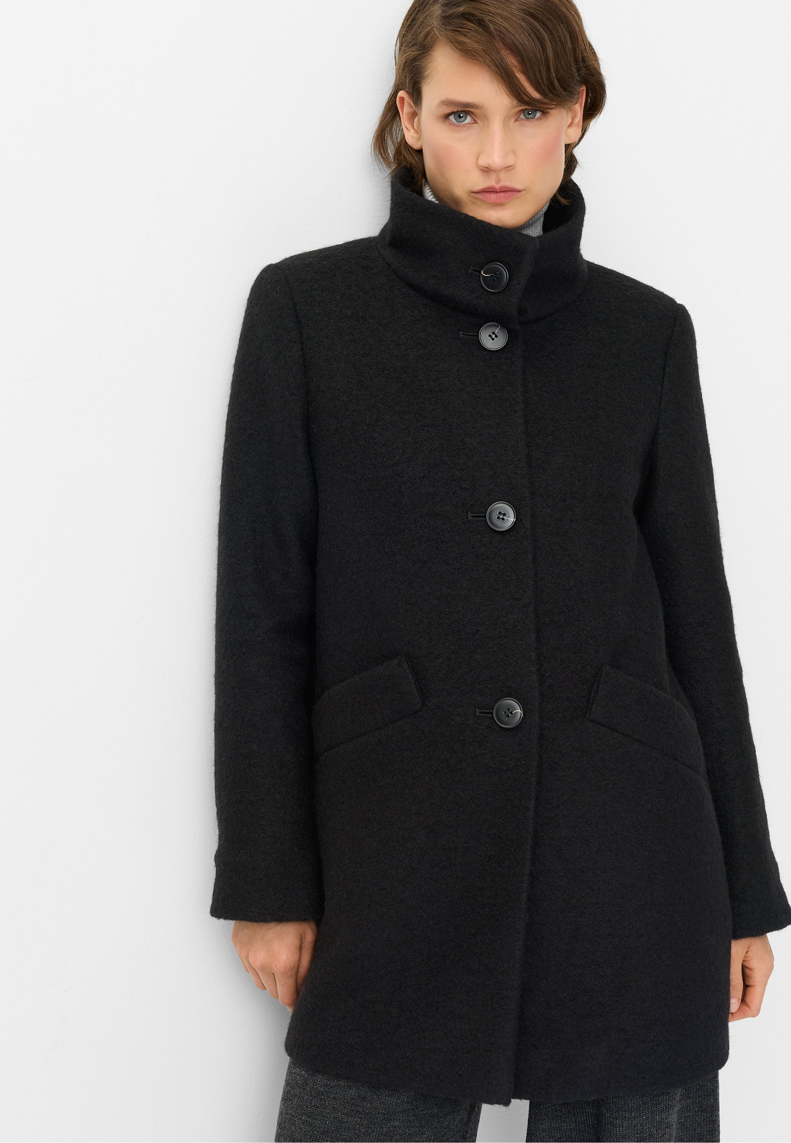 JACKE WOLLE, SCHWARZ #8