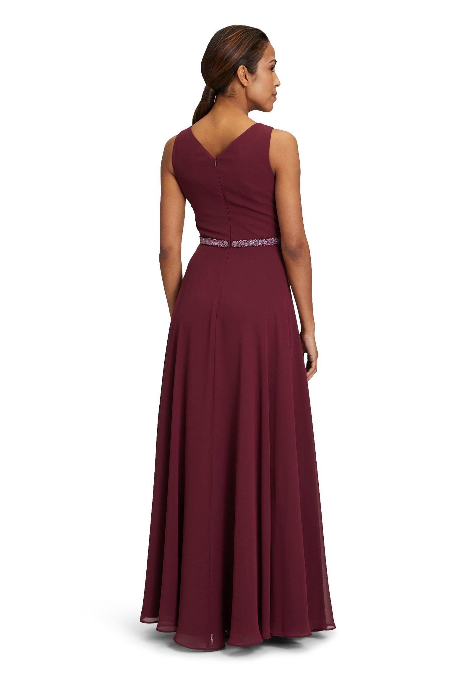 f3a2c5c7302f84d0eb8f2a520f64a9d7 Vera Mont | Vera Mont Langes Kleid | 42 | deep wine