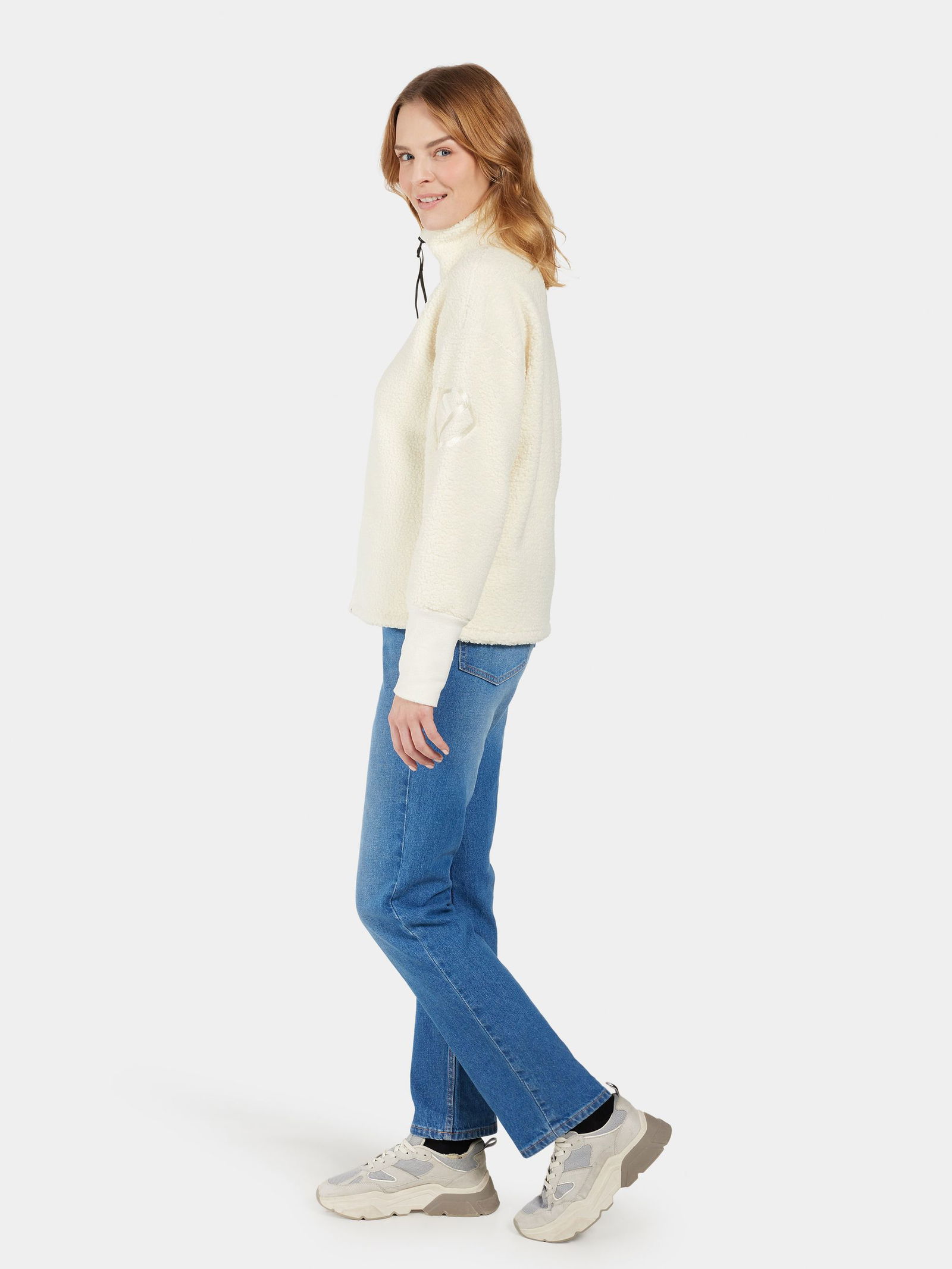 Didriksons | Didriksons Fleecejacke Softshelljacke "Mella FZ" | 38 | white foam
