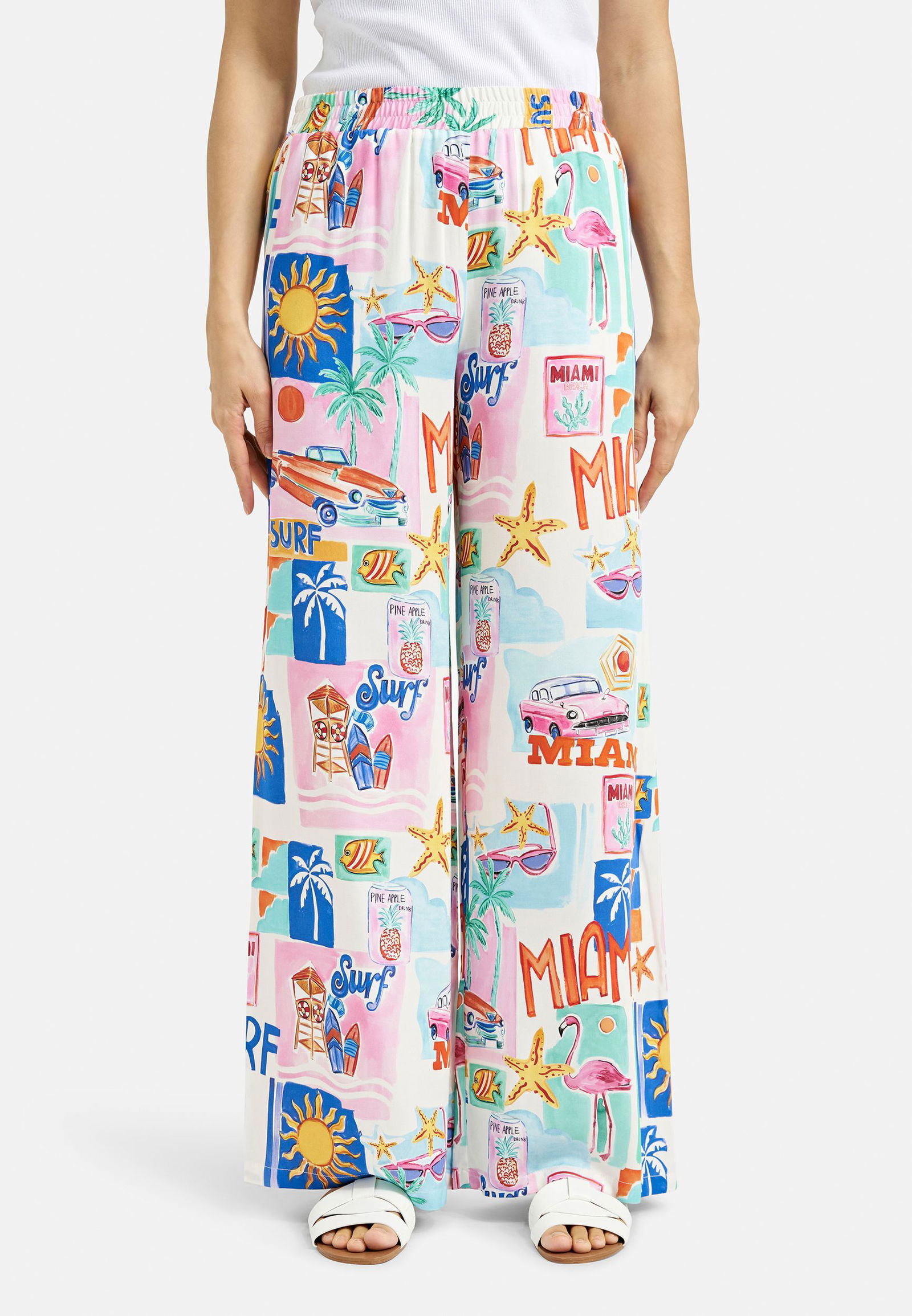 Milano |  Milano Schmale Hose  | 38 | colorful print