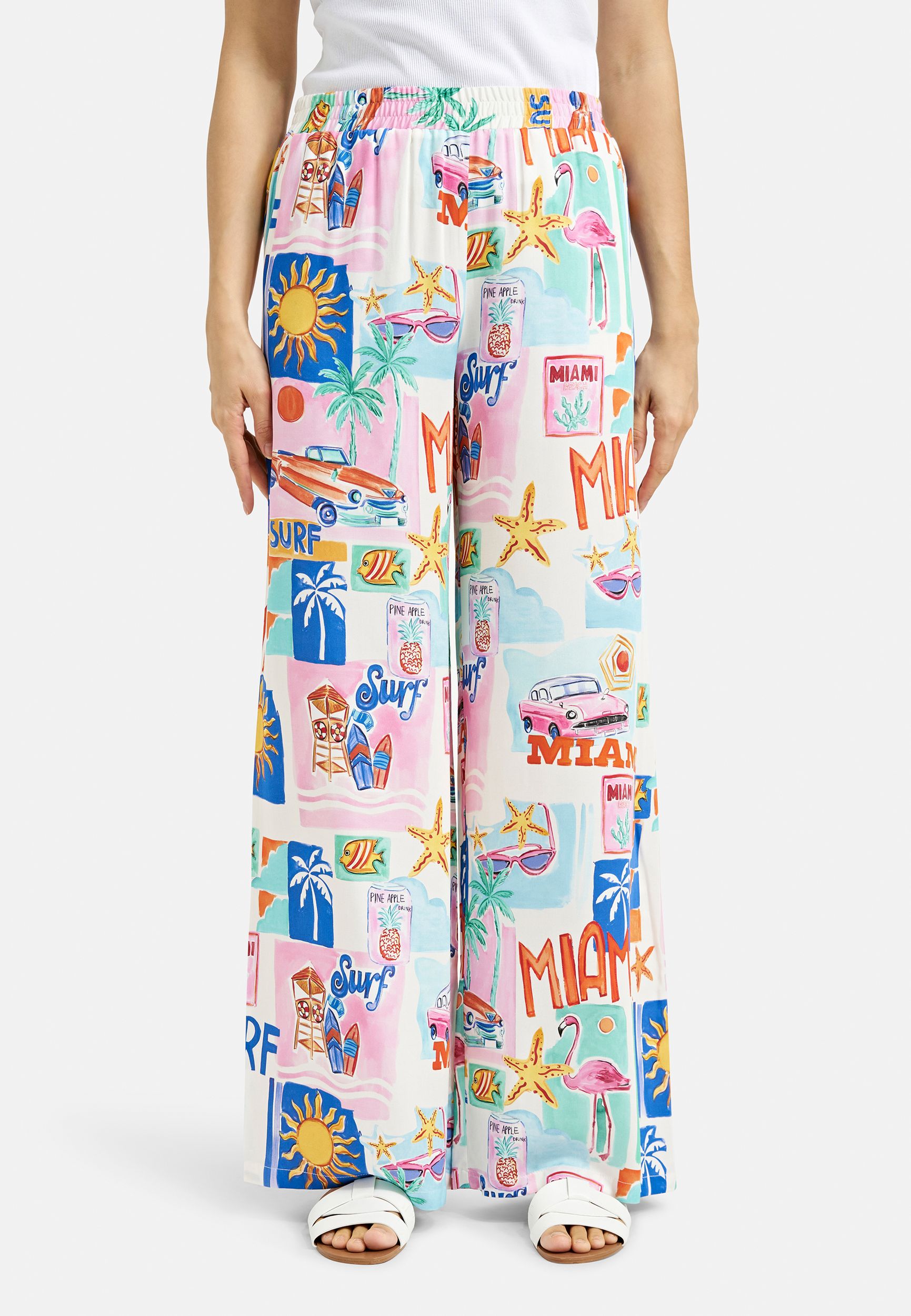 Milano |  Milano Schmale Hose  | 38 | colorful print
