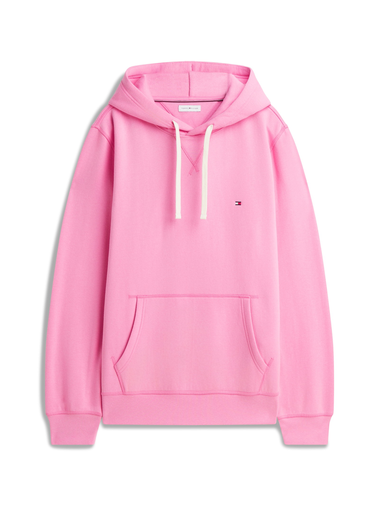 ESS SEASONAL FLEECE HOODY, PINK #1