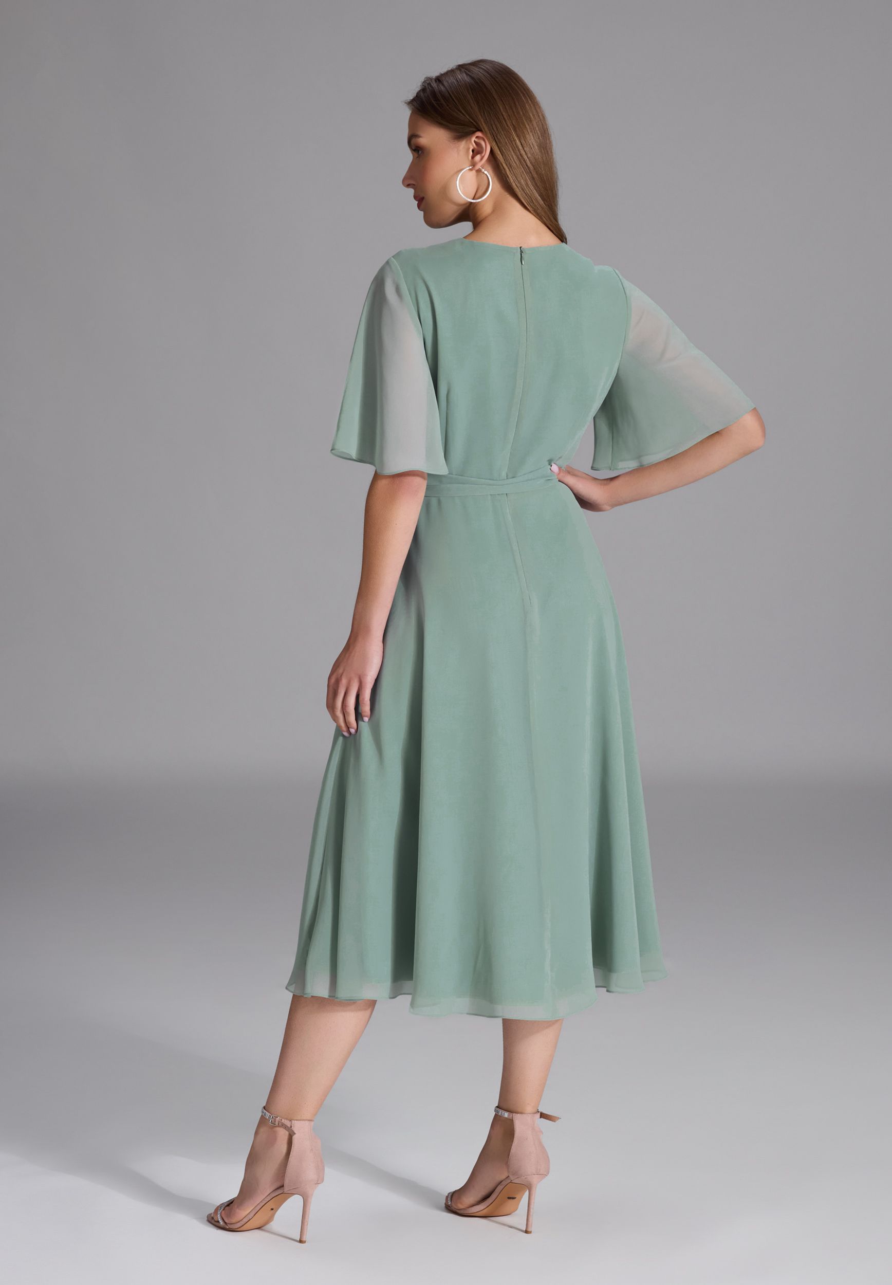 SWING |  SWING Kurzes Kleid  | 42 | soft green