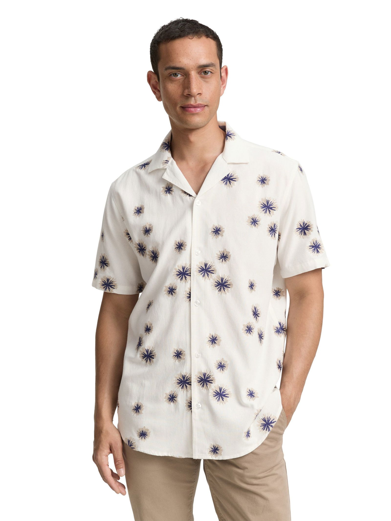 Tom Tailor |  Regular Fit Kurzarmhemd im Hawaii-Look | L