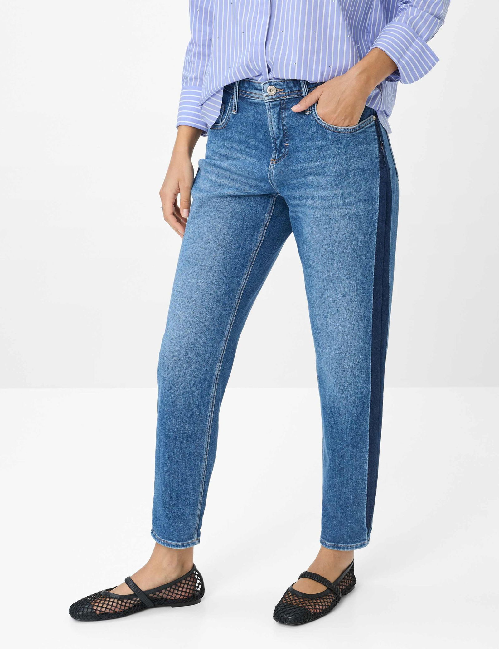 Brax |  Brax Five-Pocket-Jeans "Miley S" | 38 | regular blue used