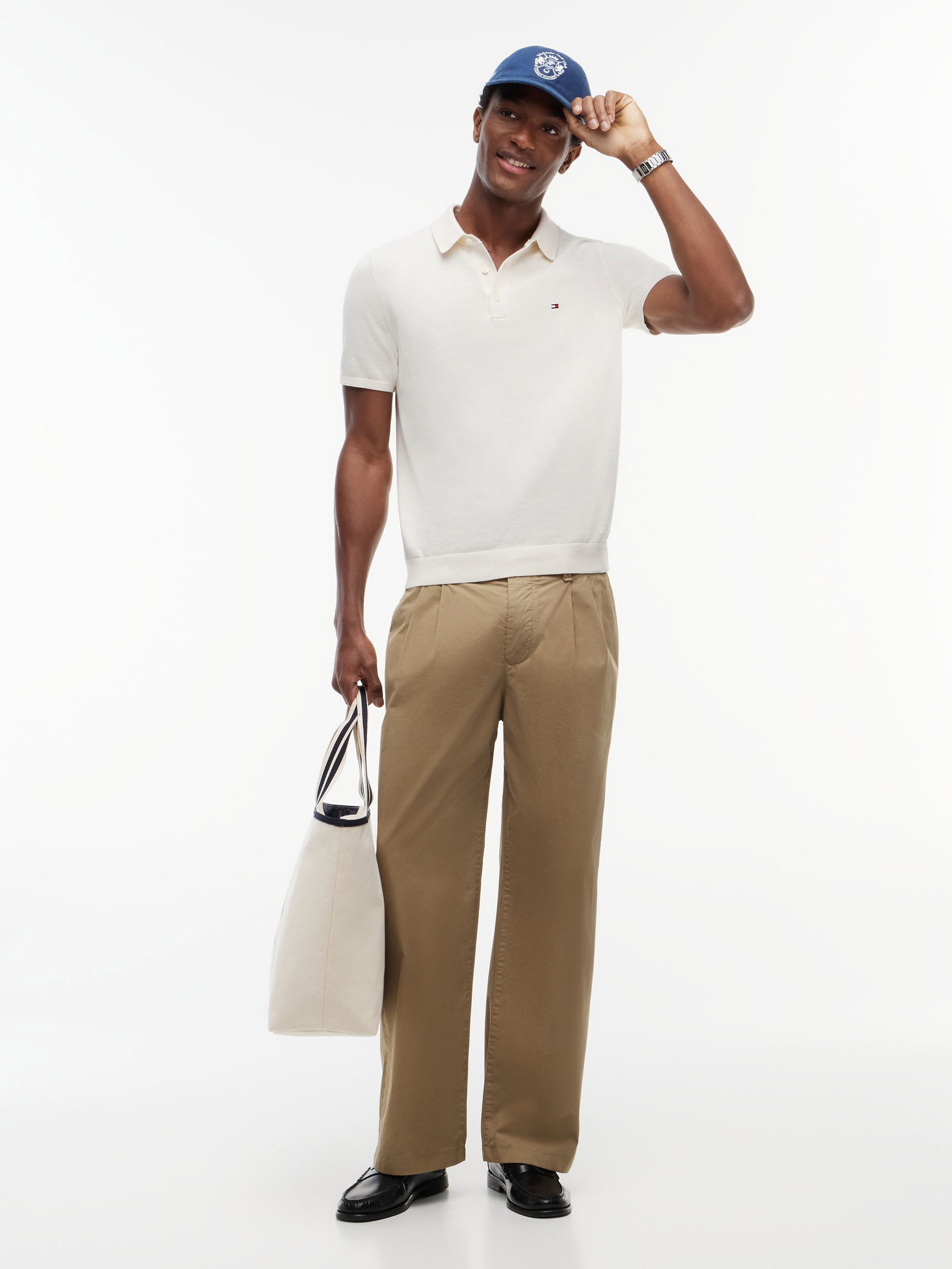 Tommy Hilfiger |  Tommy Hilfiger Poloshirt  | M | ivory petal