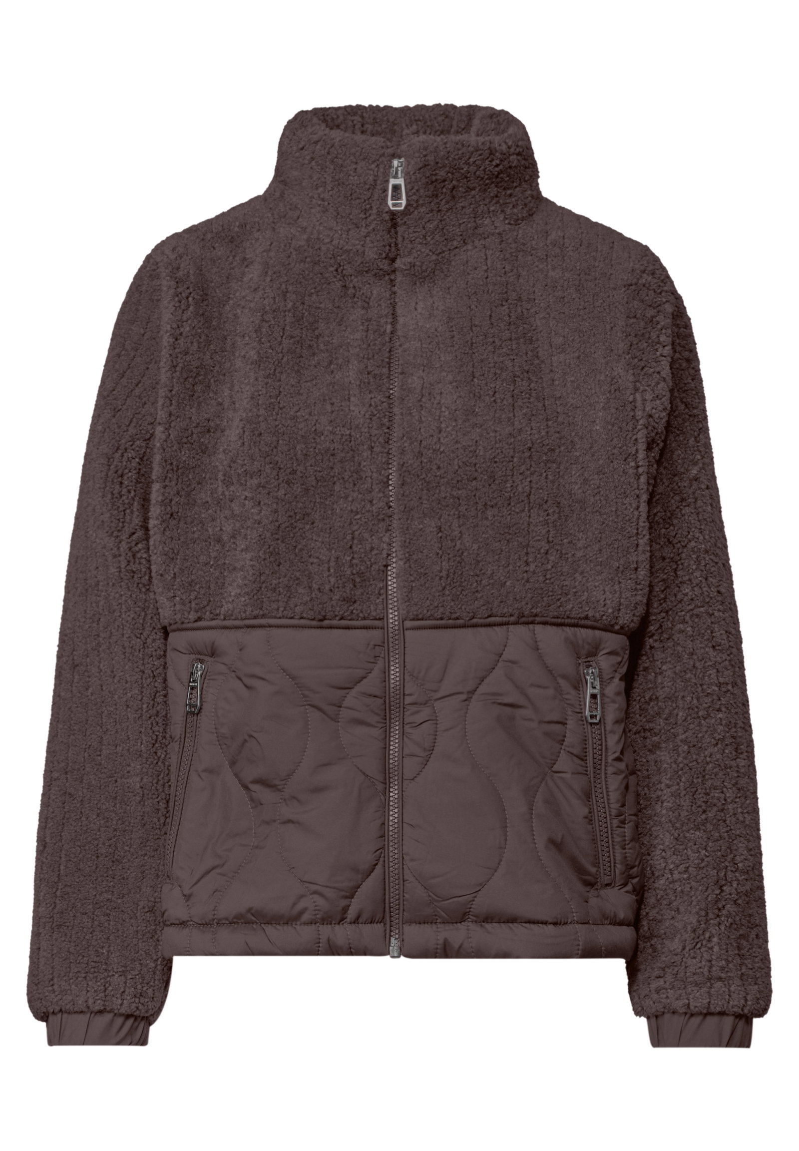 LTD QR Mat Mix Teddy Jkt, plummy brown #1