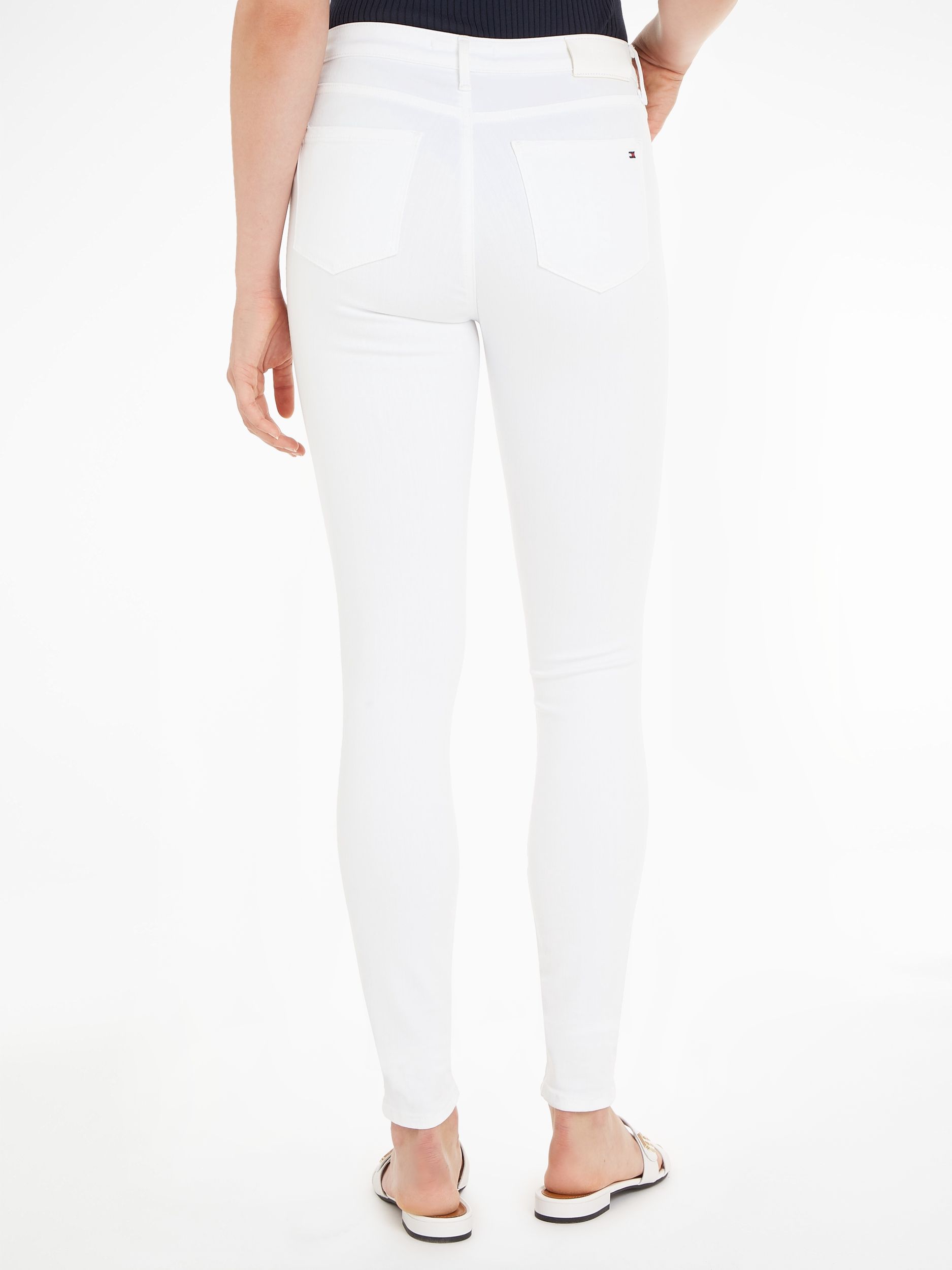Tommy Hilfiger |  TH FLEX COMO SKINNY RW CLR | 32/28 | white