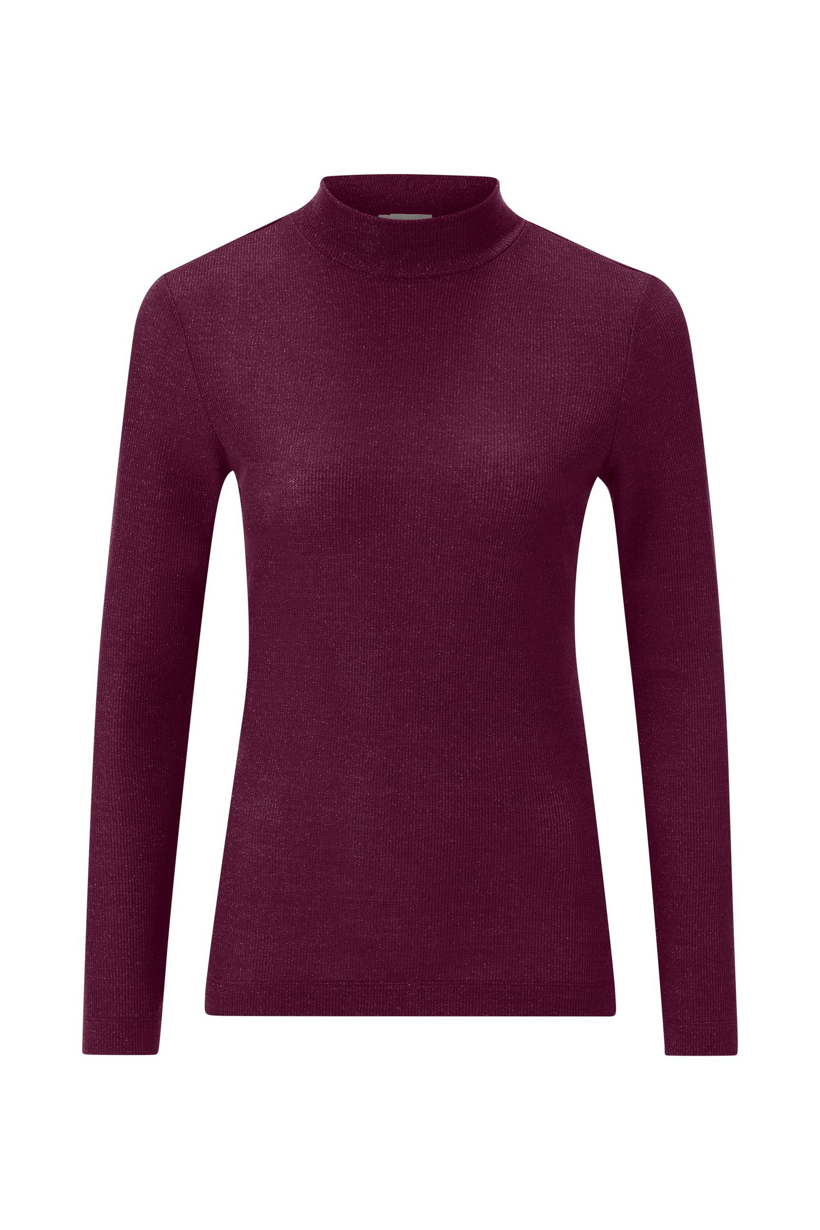  | EV Glam Rib Turtle Longsleeve, ruby glow | L | ruby glow