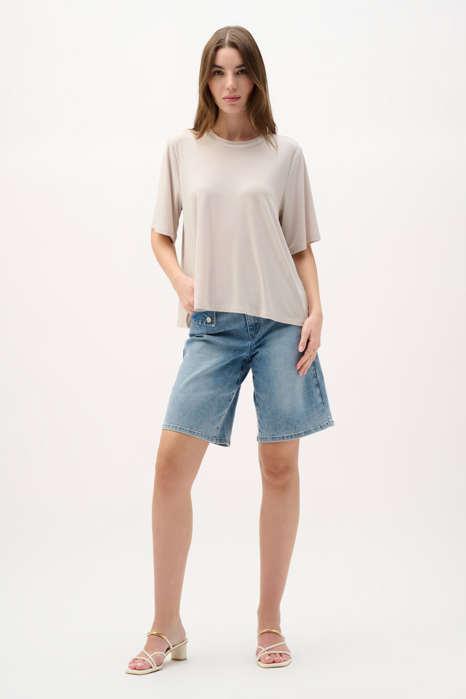 Joseph Ribkoff Shirt T-Shirt Trapez-Top aus Silky Knit #1