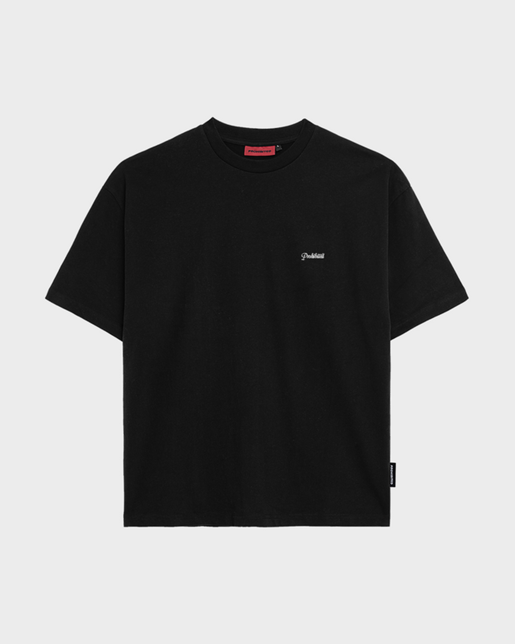 Prohibited |  Prohibited Tee Embroidery Unisex Oversized Shirt | XS | schwarz
