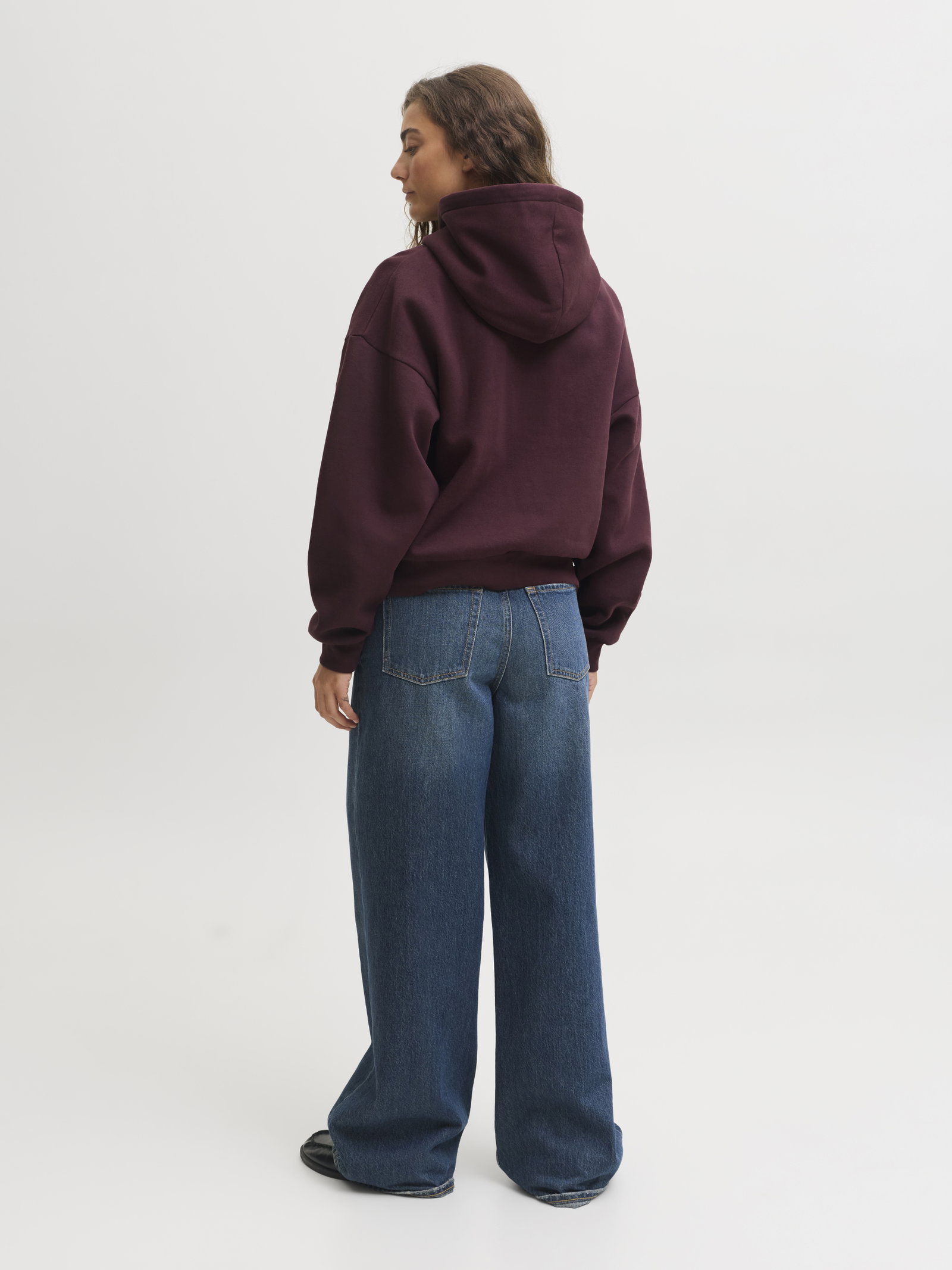 JXSTUDIO VESTERBRO LS RLX HOOD SWT, Winetasting/BRIGHT WHITE JJXX STUDI #6
