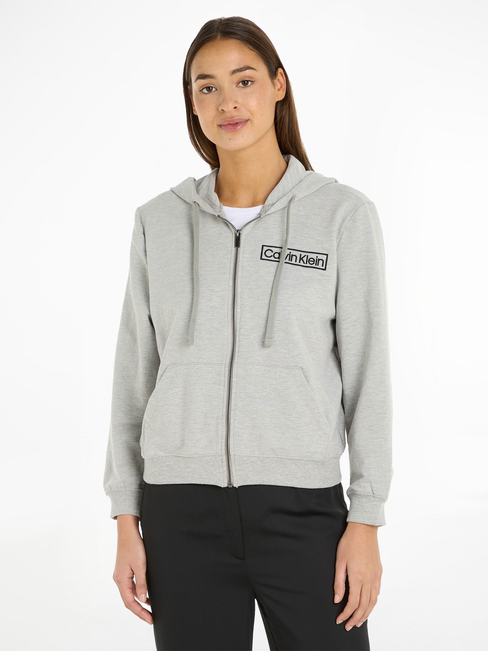 Calvin Klein |  Calvin Klein Sweatjacke  | XL | grey heather