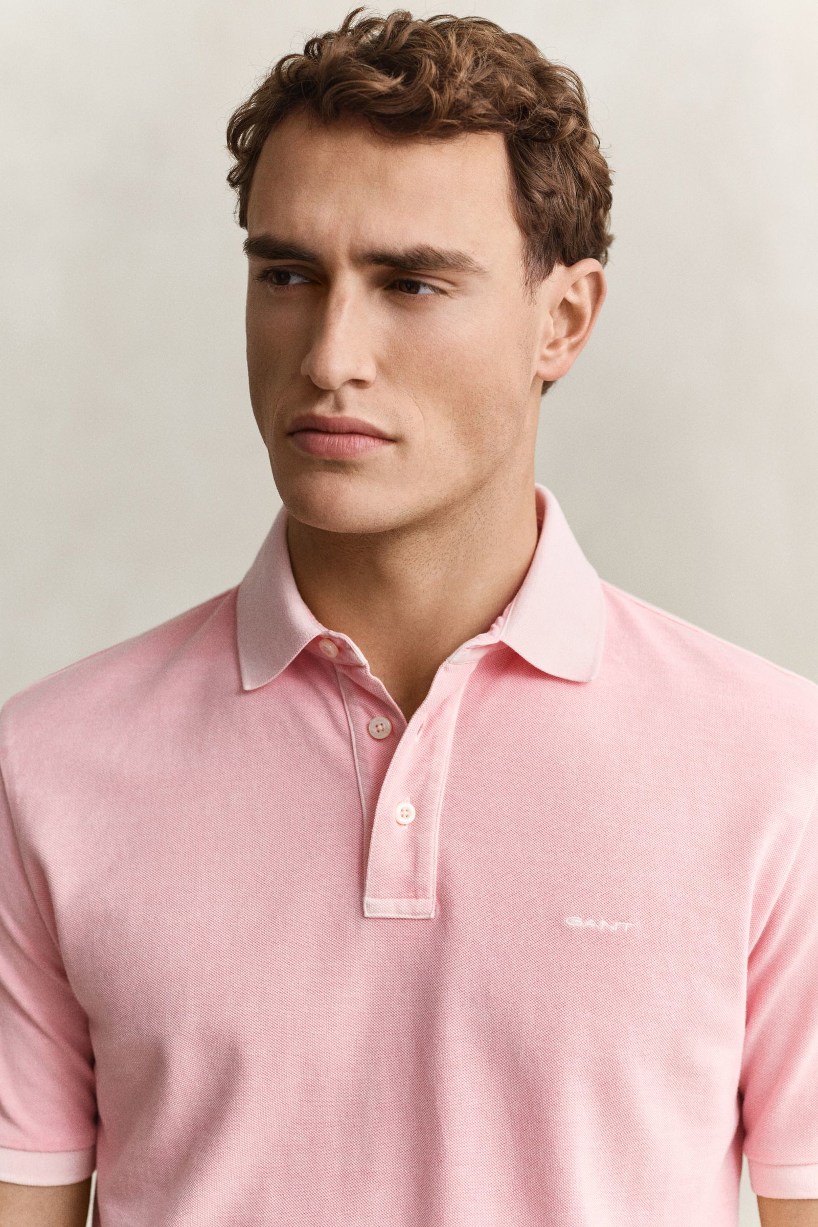Gant |  Gant Poloshirt Sunfaded Piqué | M | bubbelgum pink