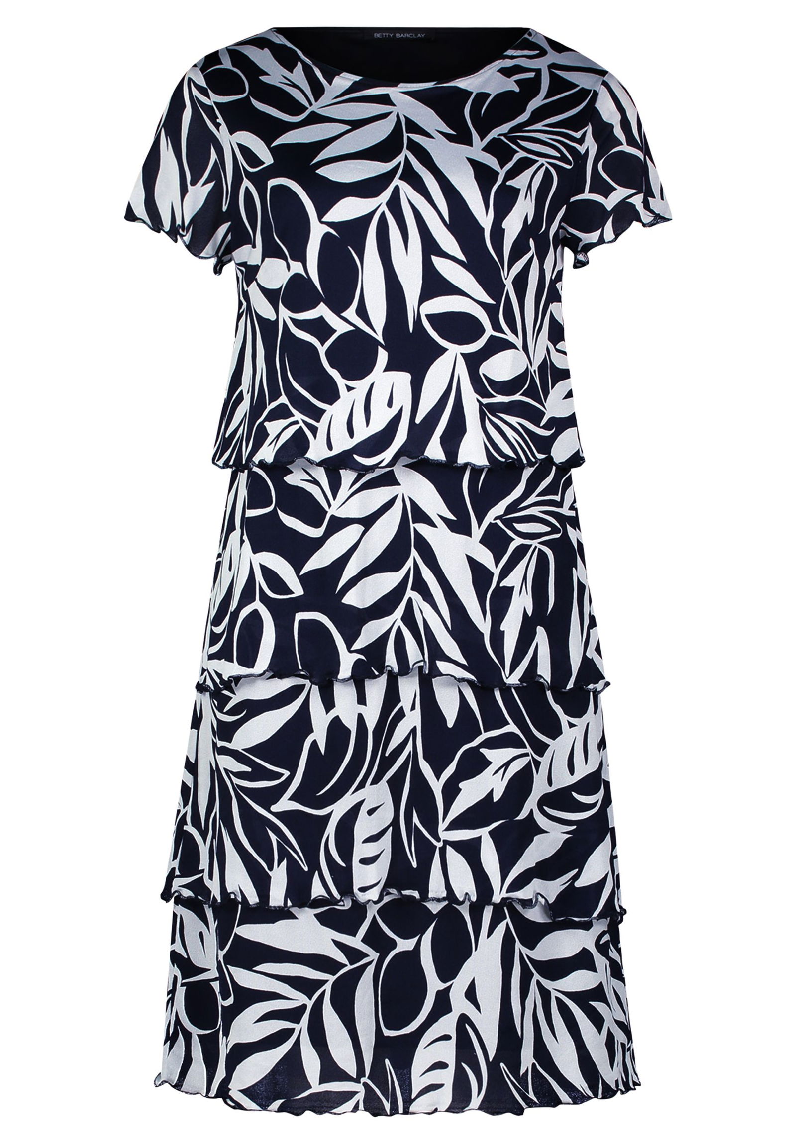 51d3cb2f6fb5807388788f81eedac953 Betty Barclay |  Betty Barclay Freizeitkleid  | 48 | dunkelblau/weiß