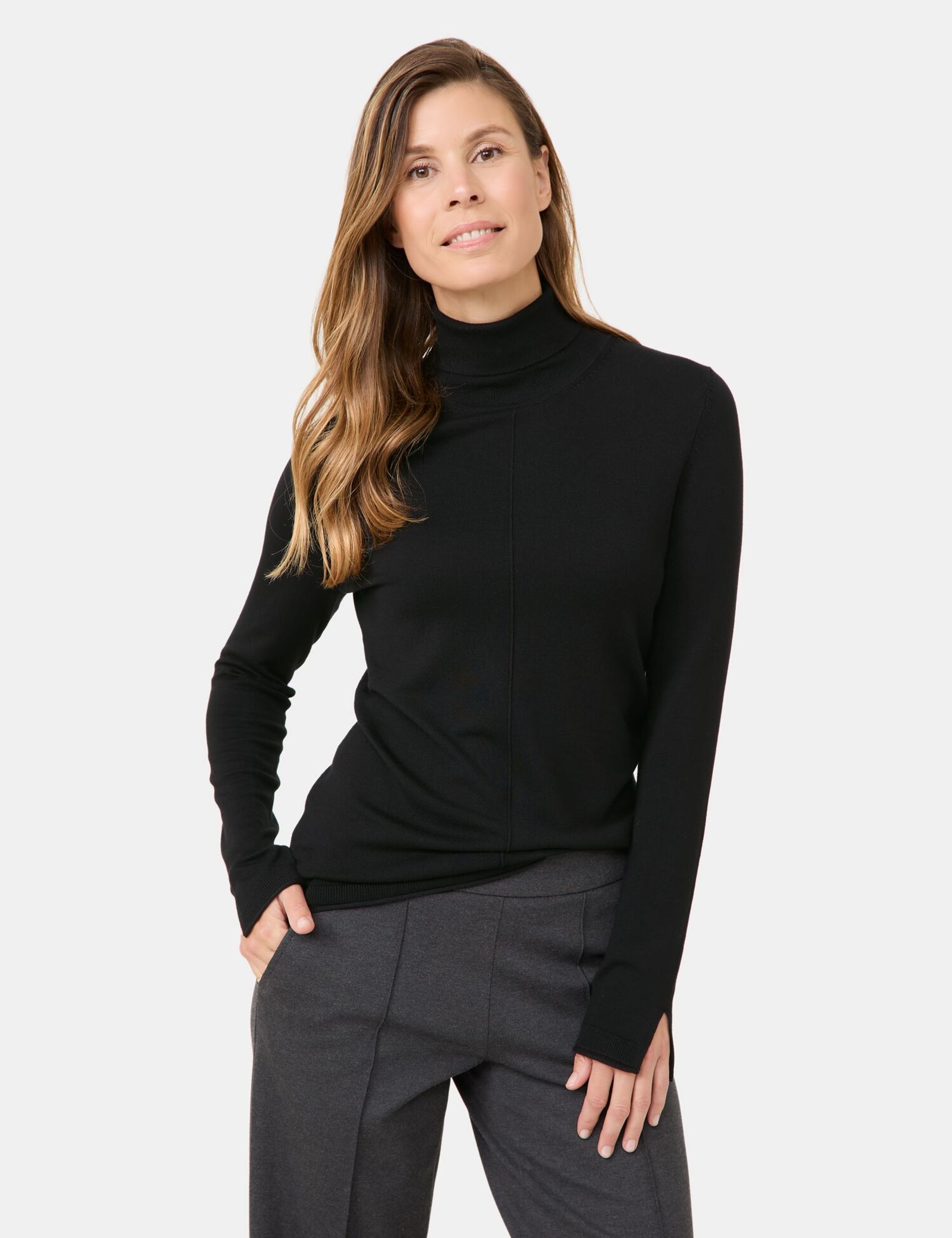 GERRY WEBER Edition |  GERRY WEBER Edition Rollkragenpullover  | 40 | schwarz