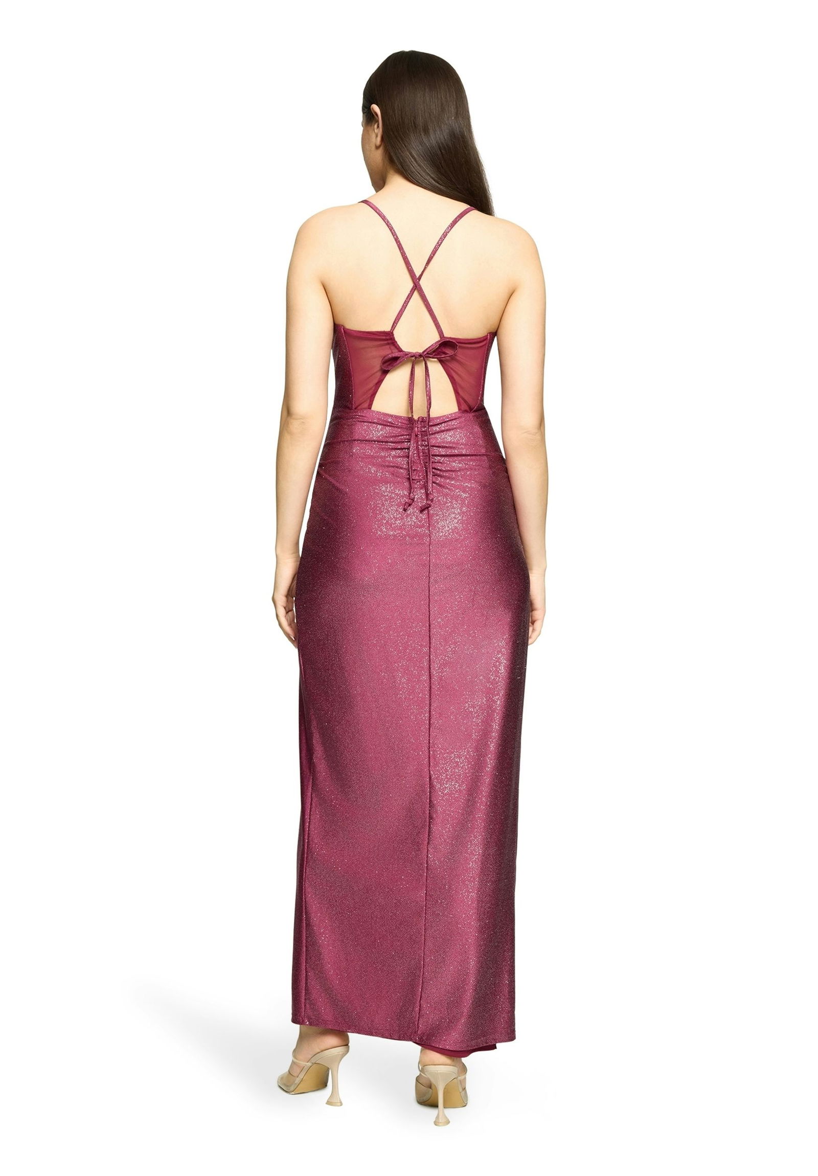 Suddenly Princess |  Suddenly Princess Langes Kleid  | 32 | rot/grau