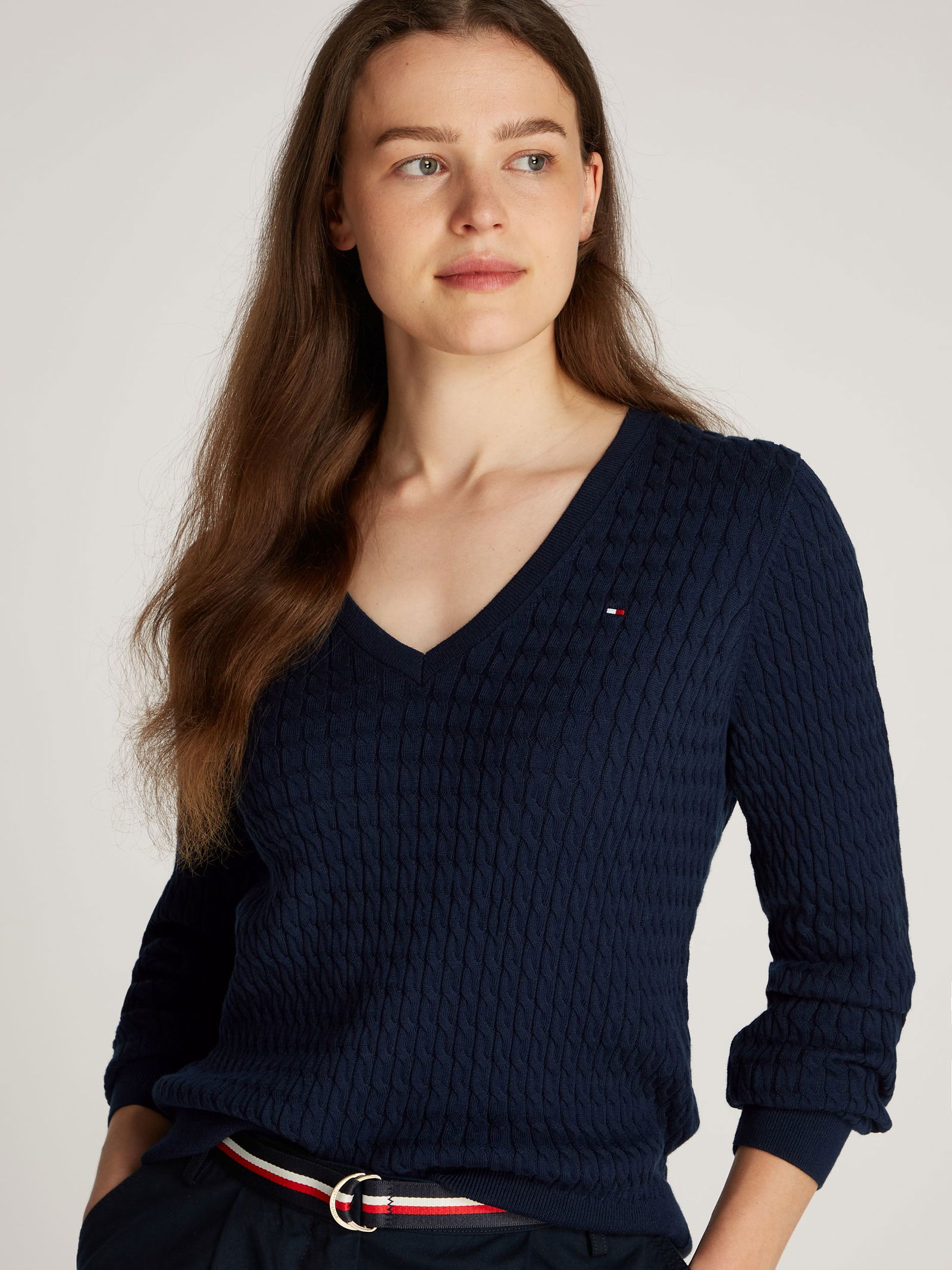 Tommy Hilfiger | Tommy Hilfiger Longsleeve Shirt Langarmshirt | XL | dark night navy