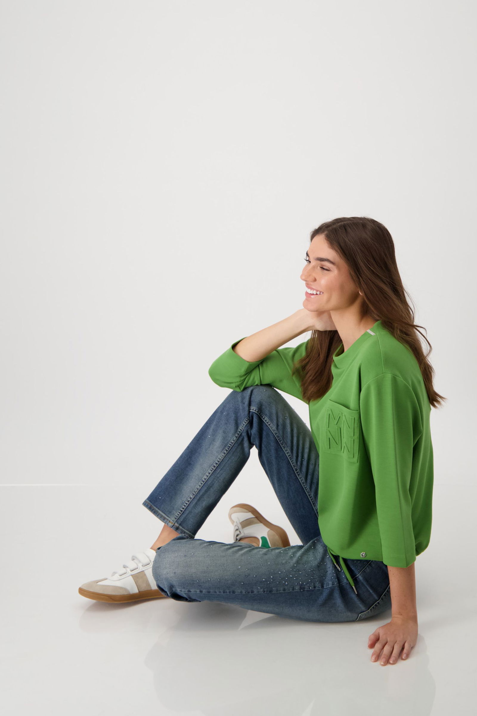 Monari |  Monari Sweatshirt  | 36 | frozen green